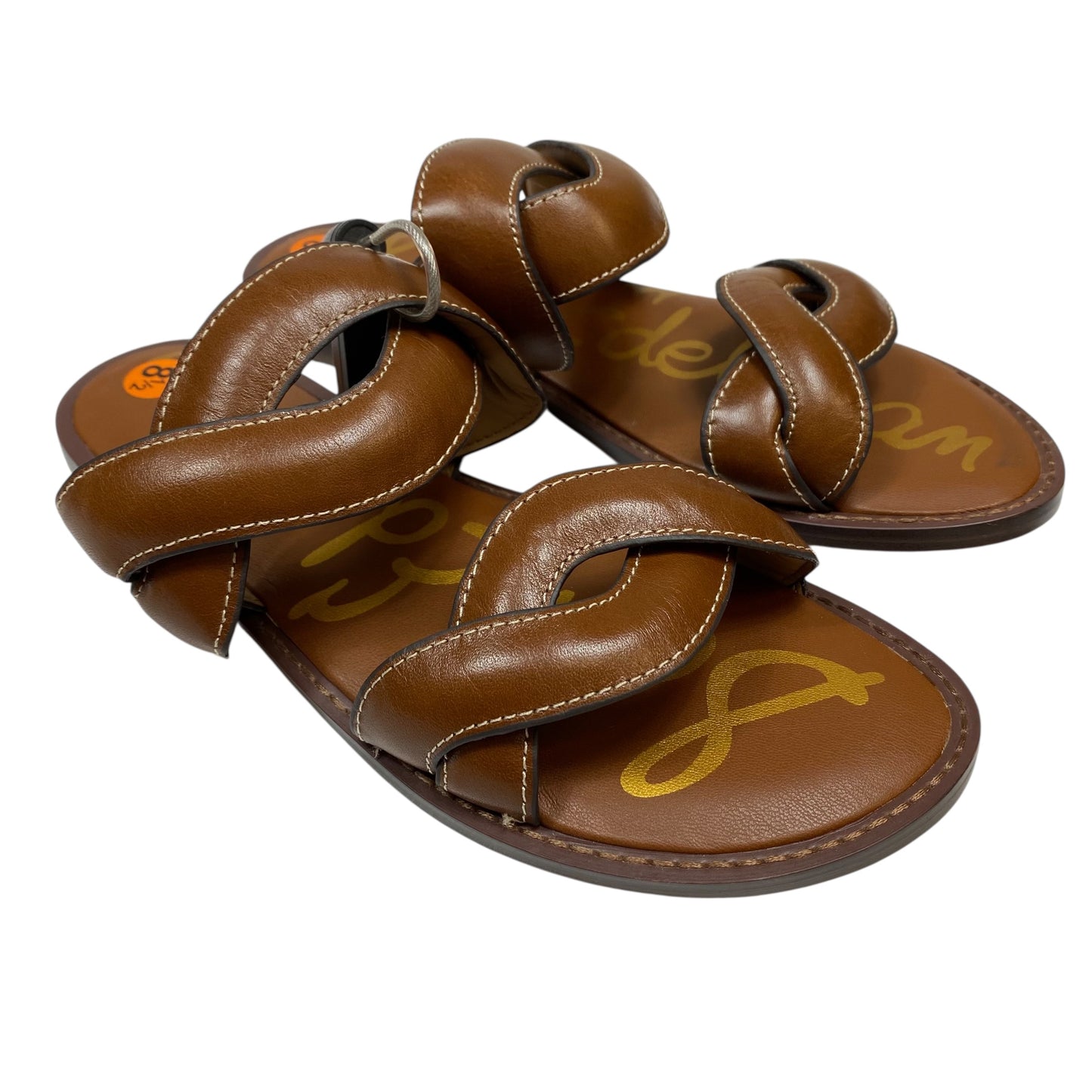 Sandals Flats By Sam Edelman In Brown, Size:8.5