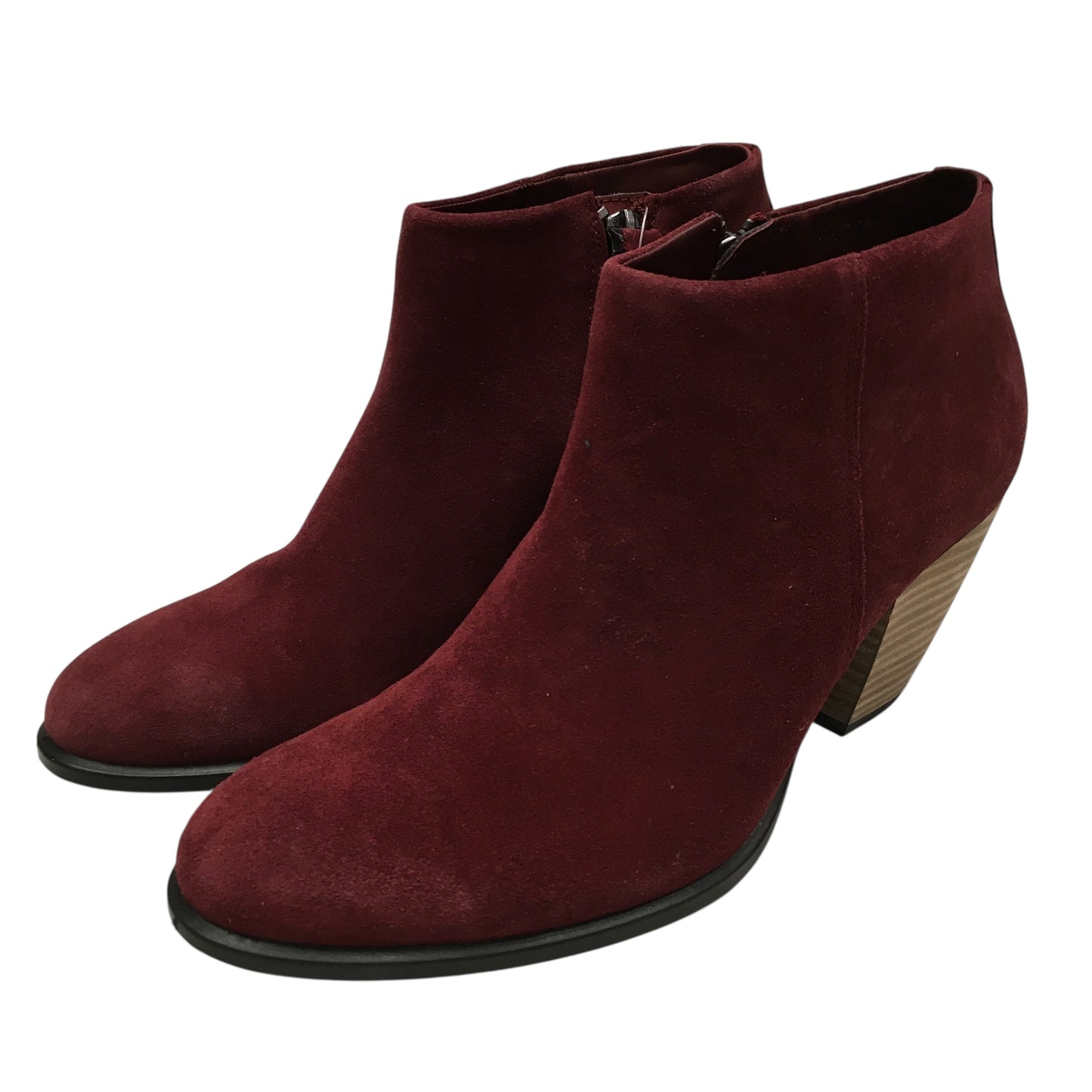 Boots Ankle Heels By Ecco In Red, Size:8.5
