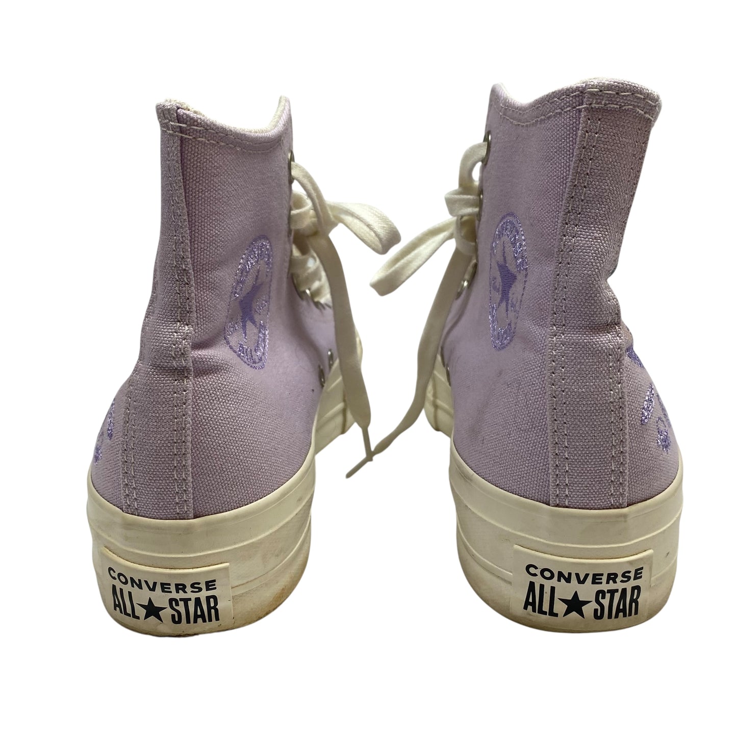 Shoes Sneakers Platform By Converse In Purple, Size:6.5