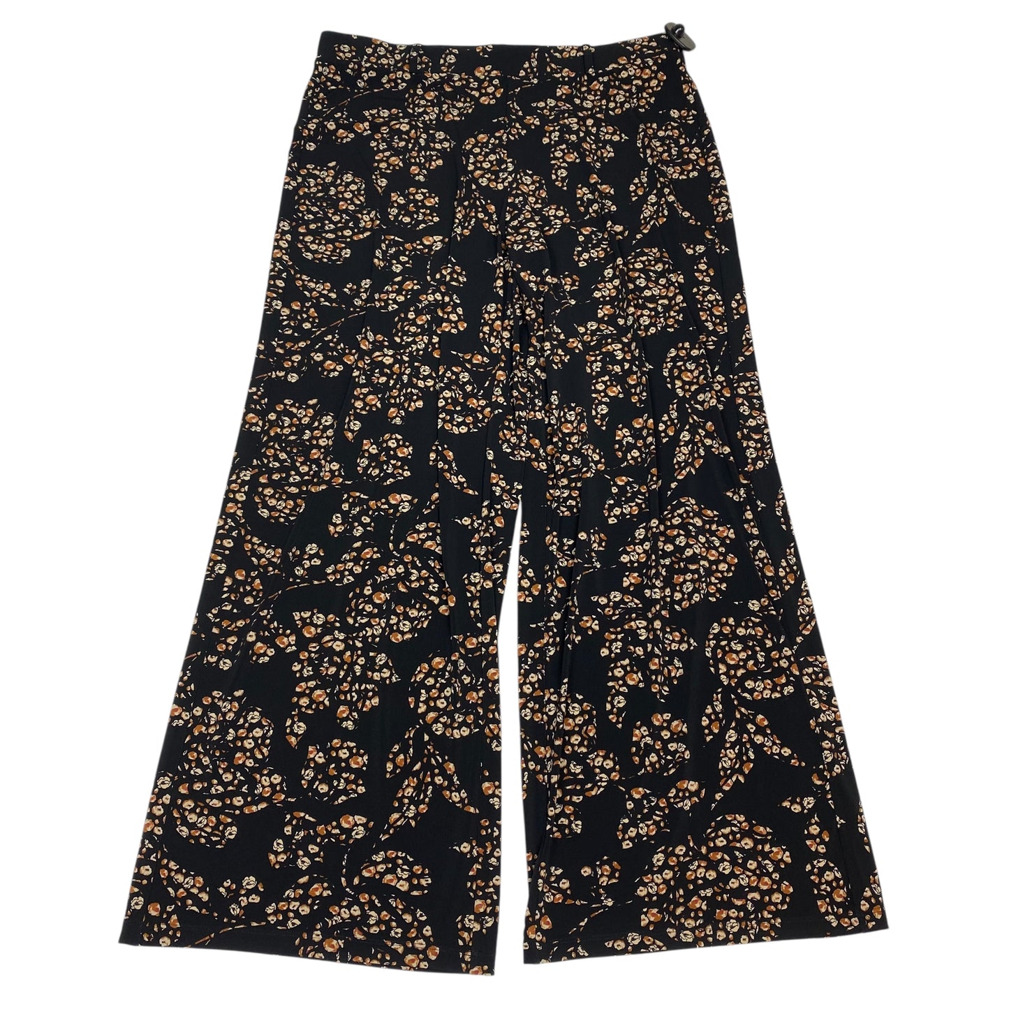 Pants Wide Leg By White House Black Market In Black & Brown, Size:L