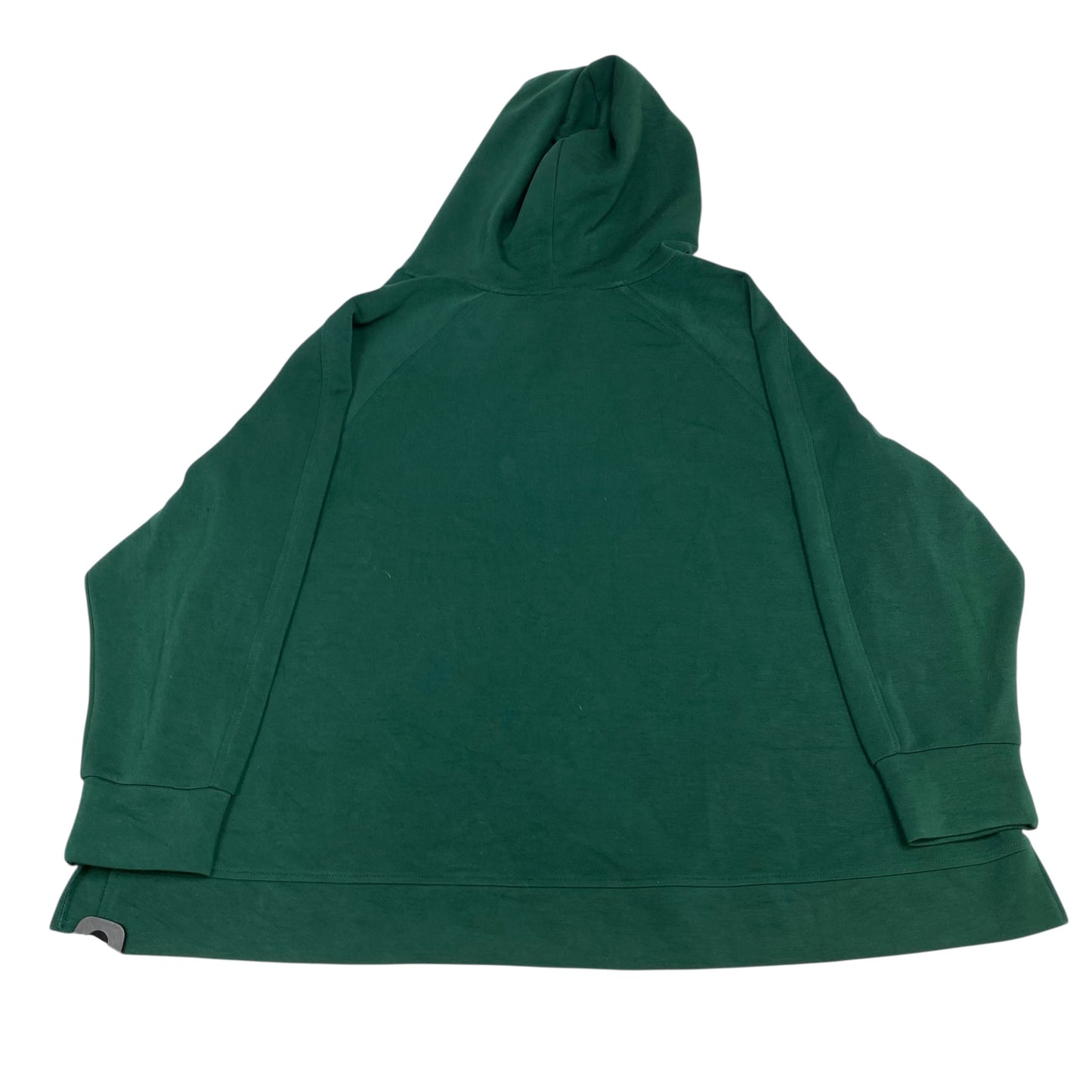 Sweatshirt Hoodie By Cable And Gauge In Green, Size:3X