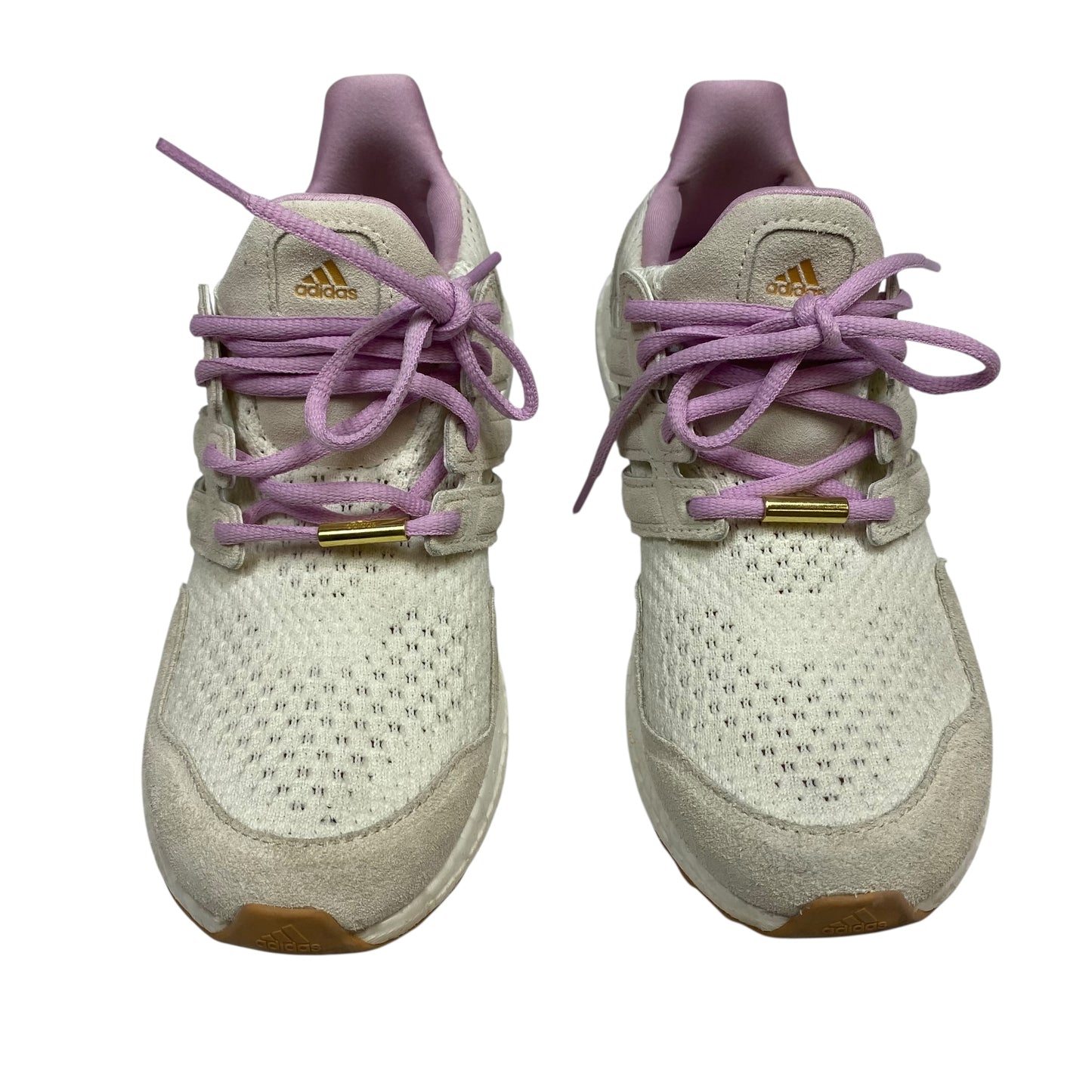 Shoes Athletic By Adidas In Cream & Purple, Size:7.5