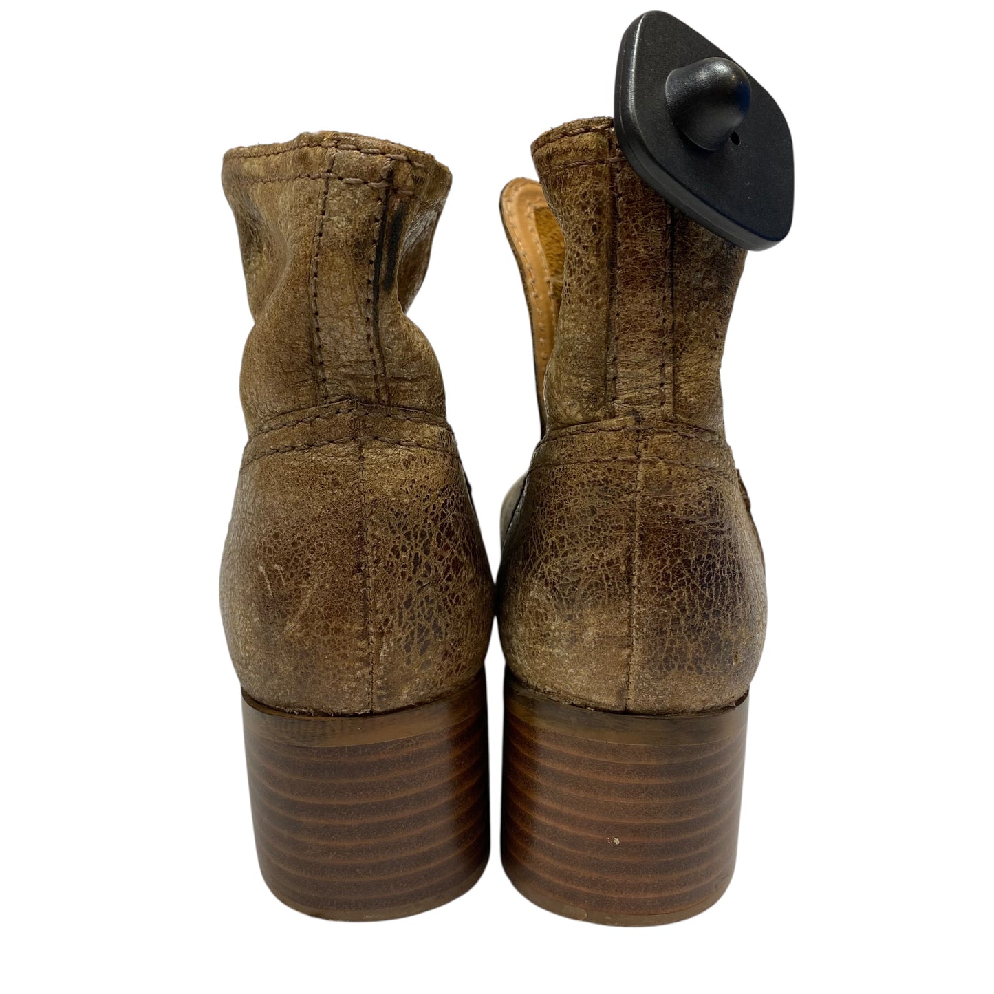 Boots Ankle Heels By Diba In Brown, Size:9.5