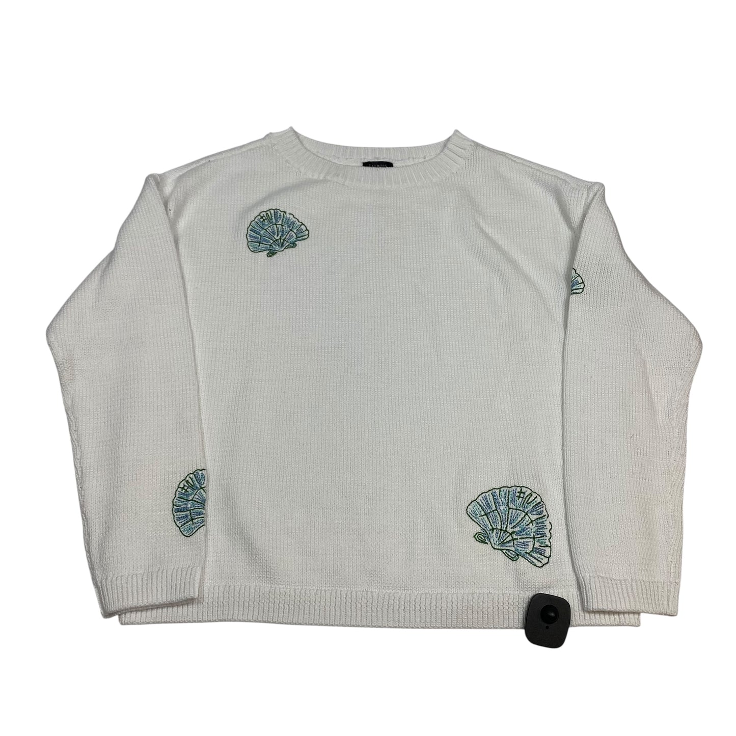 Sweater By Talbots In White, Size:S
