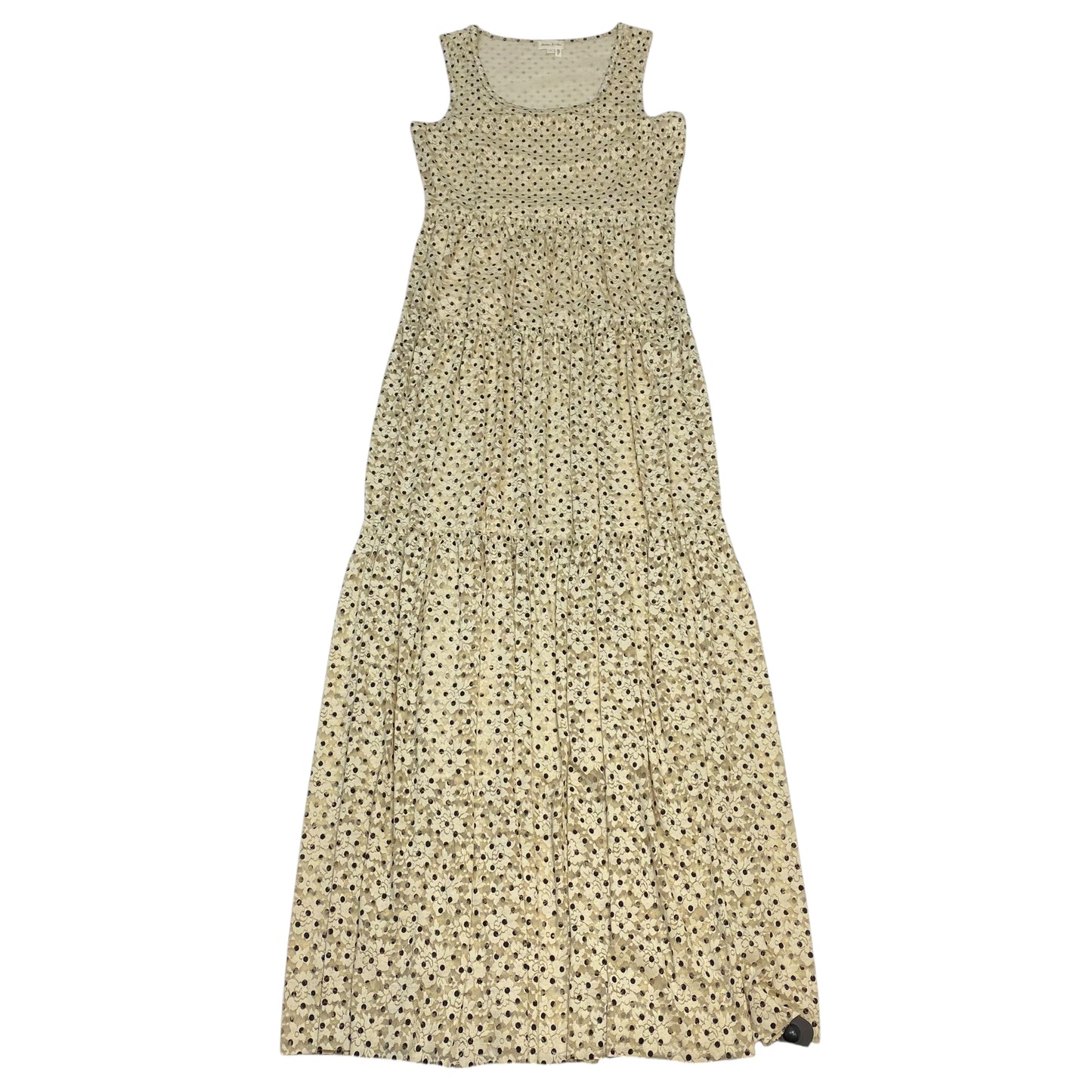 Dress Casual Maxi By Meadow Rue In Black & Cream, Size:L