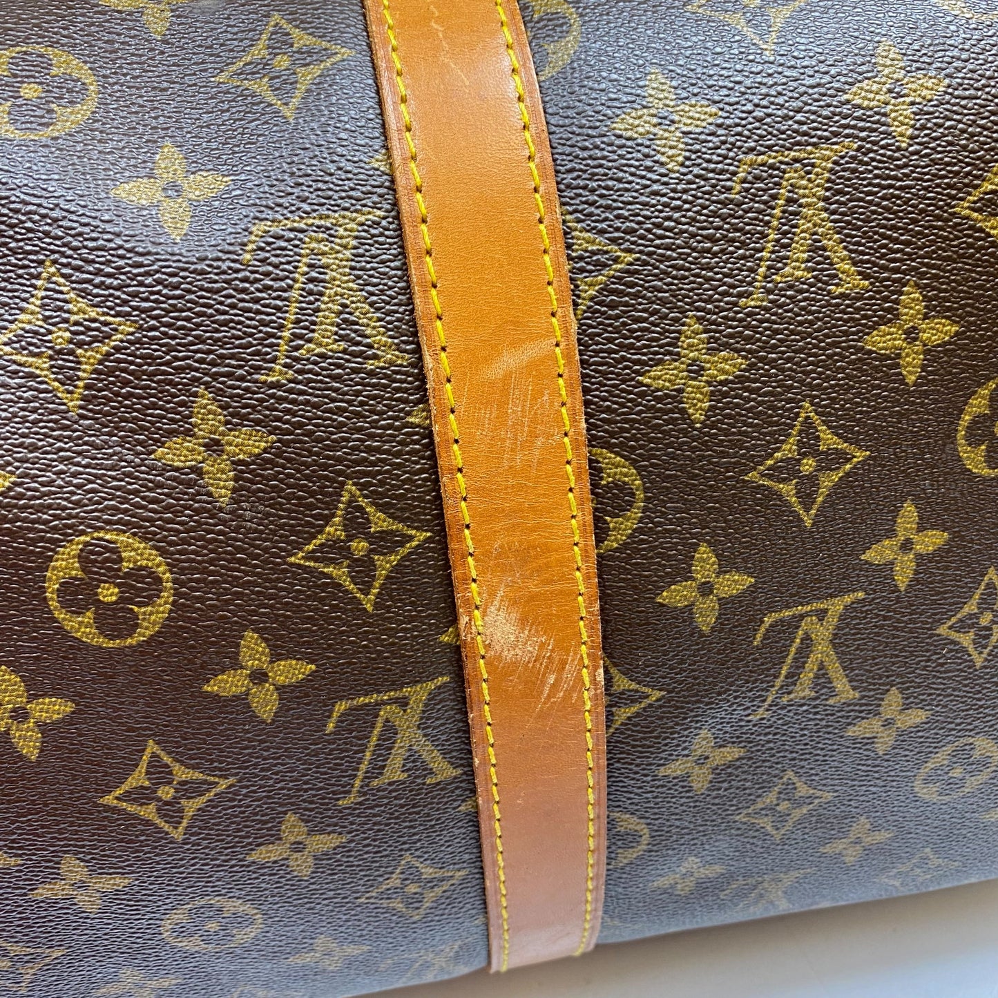 Duffle And Weekender Luxury Designer By Louis Vuitton In Brown, Size:Medium