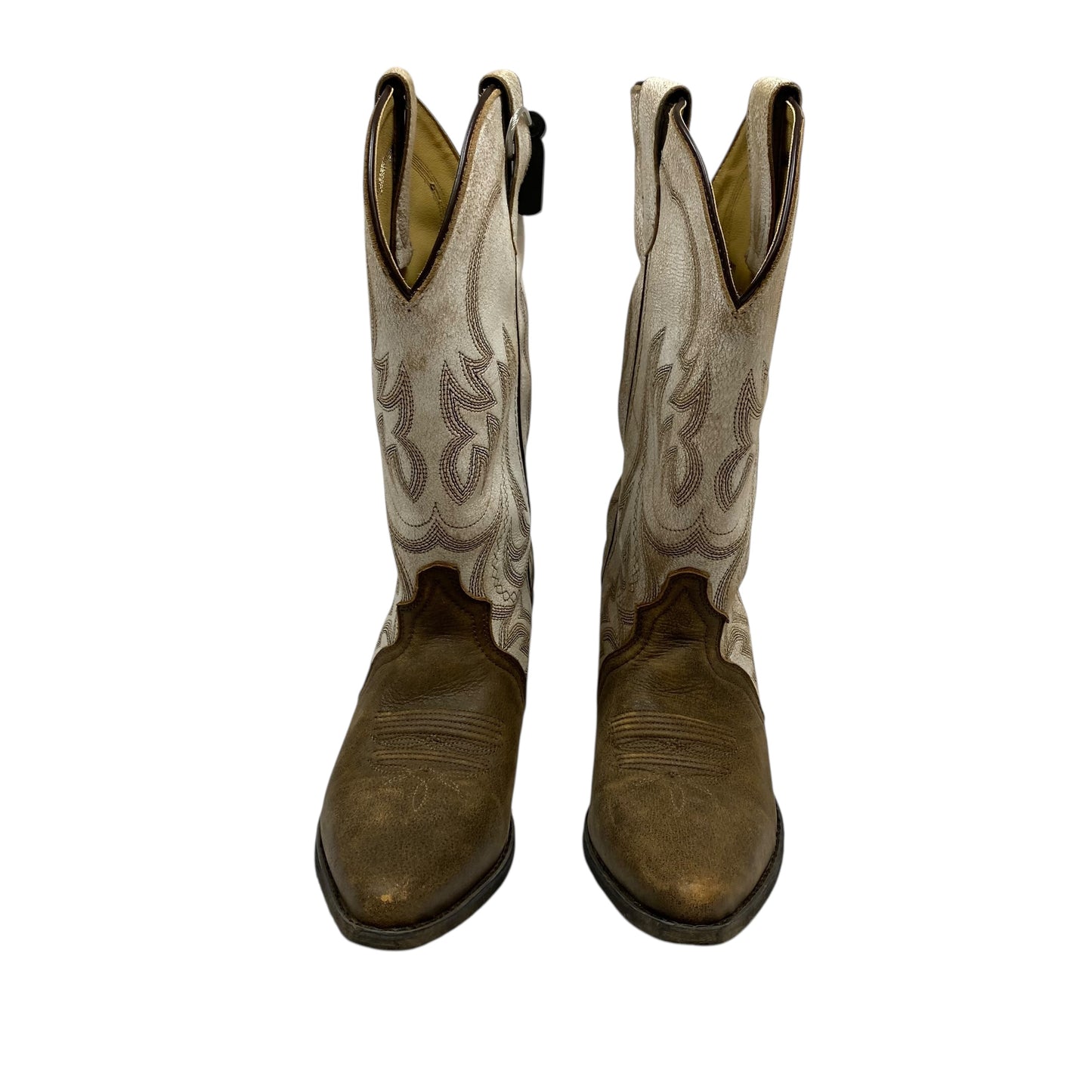 Boots Western By Smoky Mountain Boots In Brown & White, Size:9.5