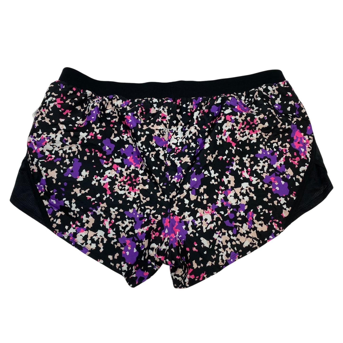 Athletic Shorts By Under Armour In Black & Purple, Size:L