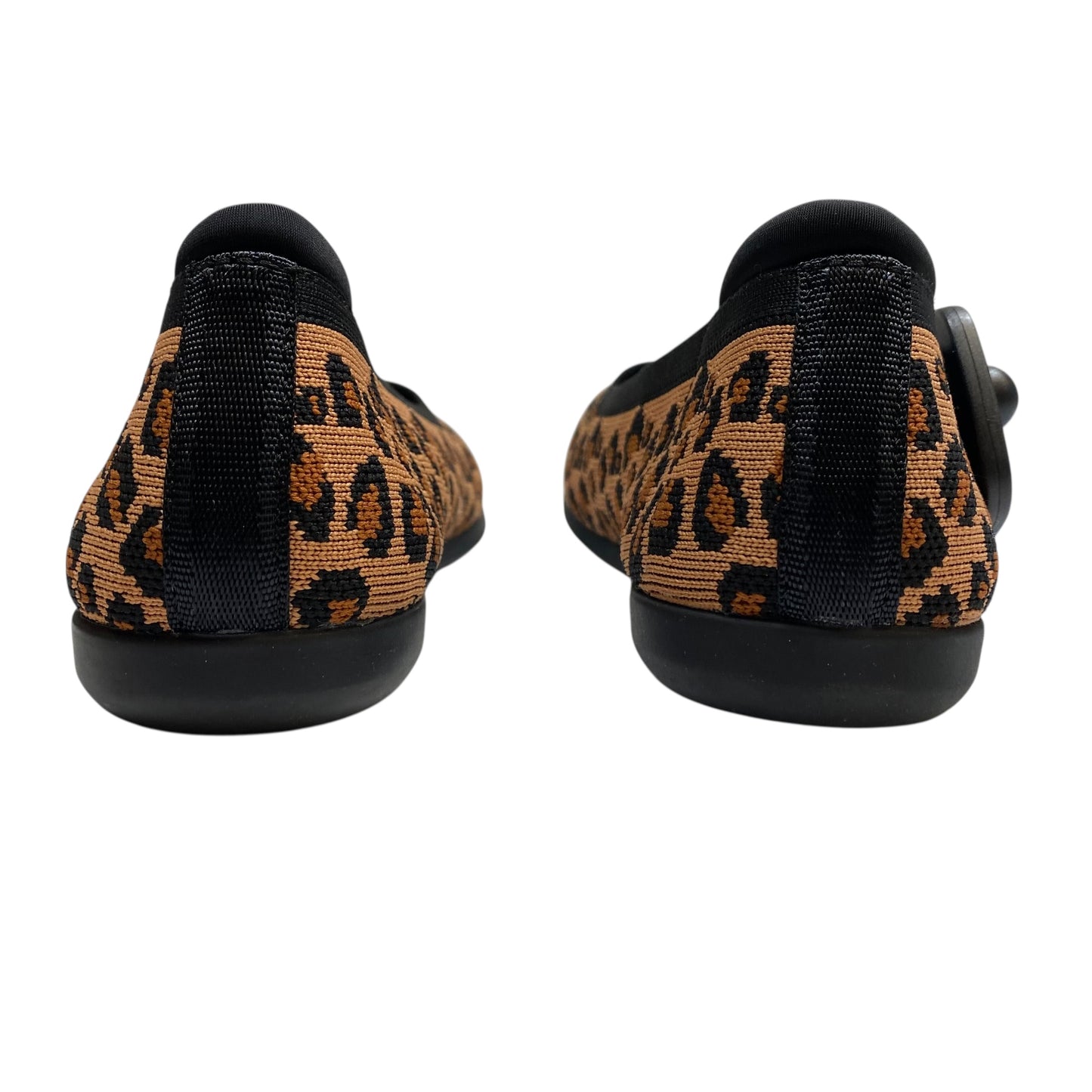 Shoes Flats By Clarks In Animal Print, Size:9
