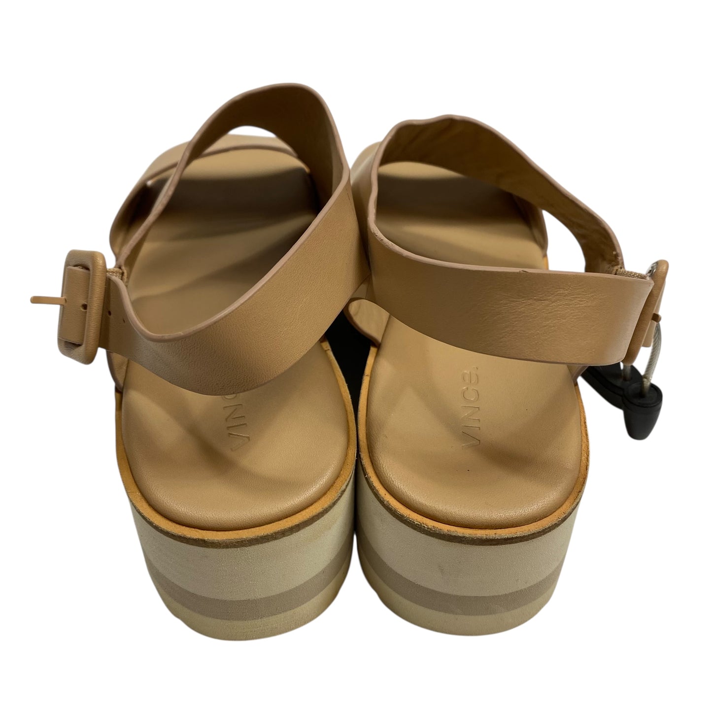 Sandals Flats By Vince In Brown, Size:8