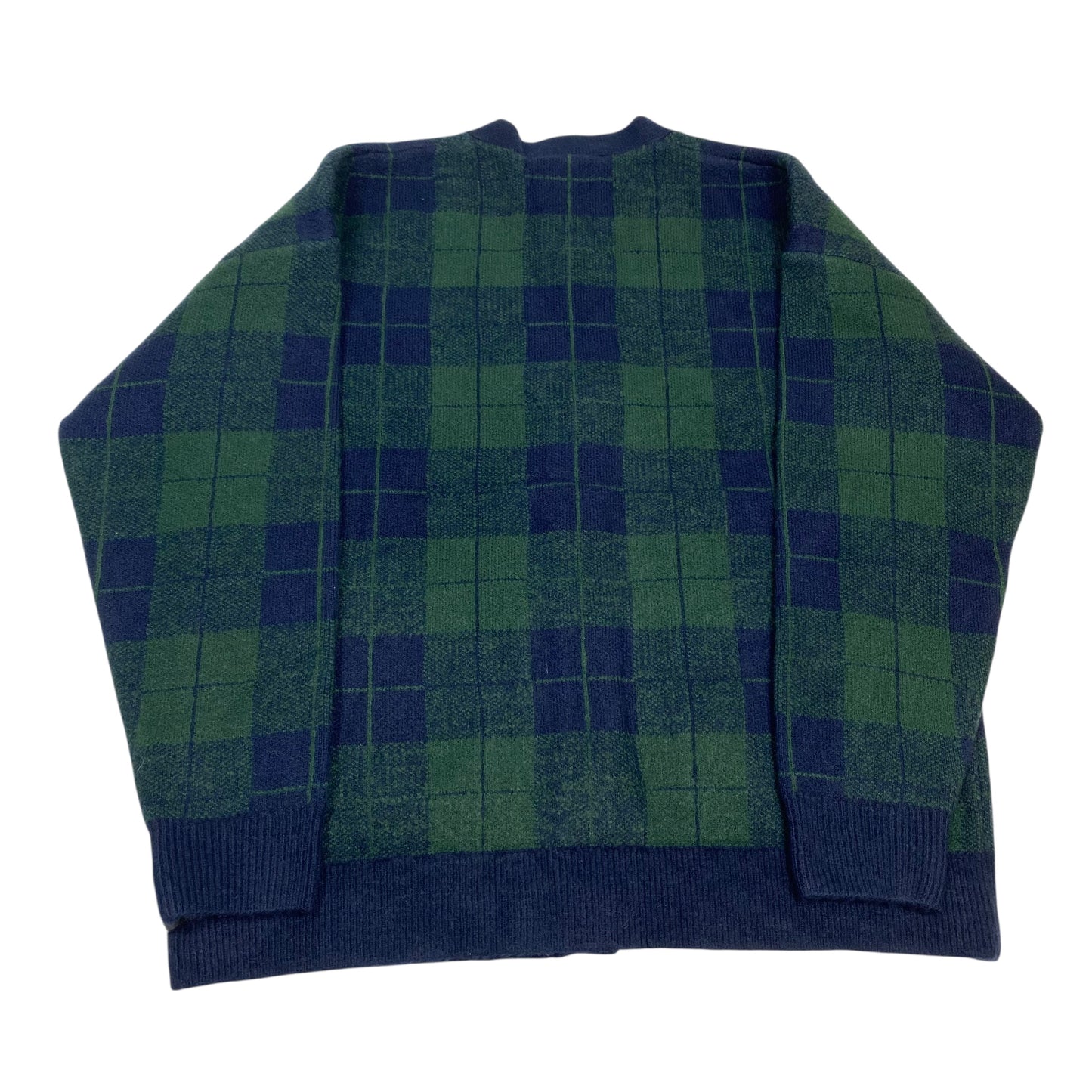 Sweater Cardigan By English Factory In Blue & Green, Size:M
