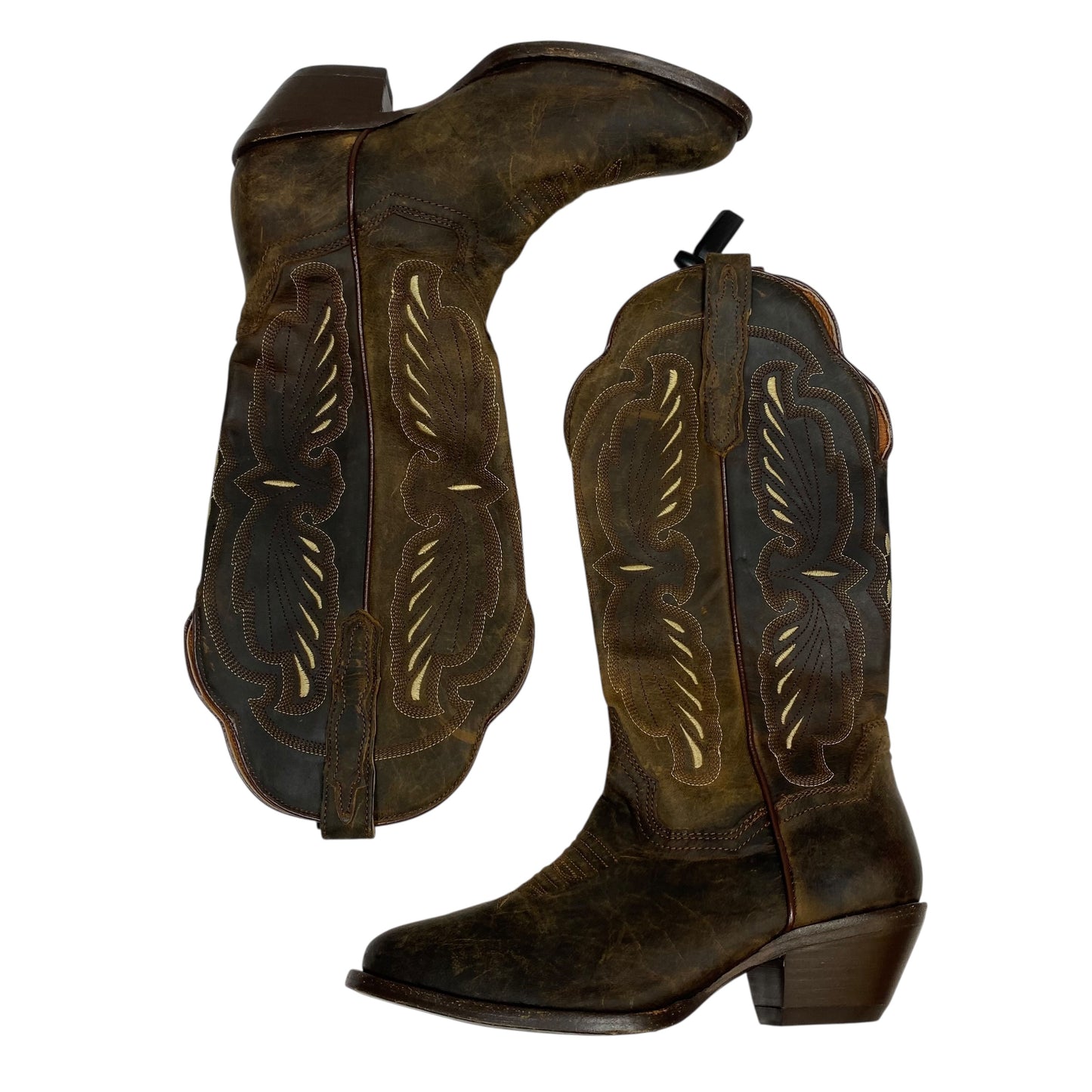 Boots Western By Dan Post In Brown, Size:6