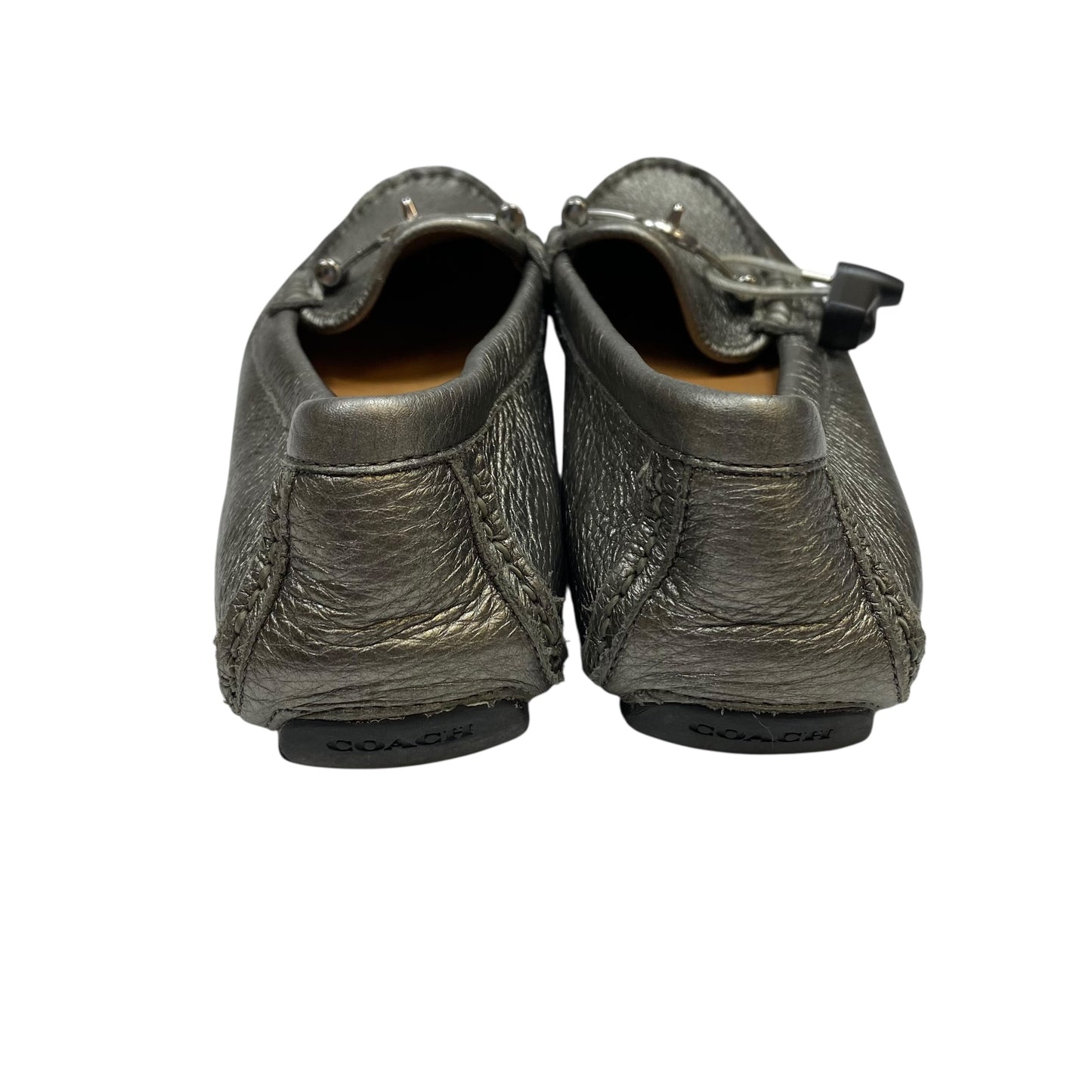 Shoes Designer By Coach In Silver, Size:6
