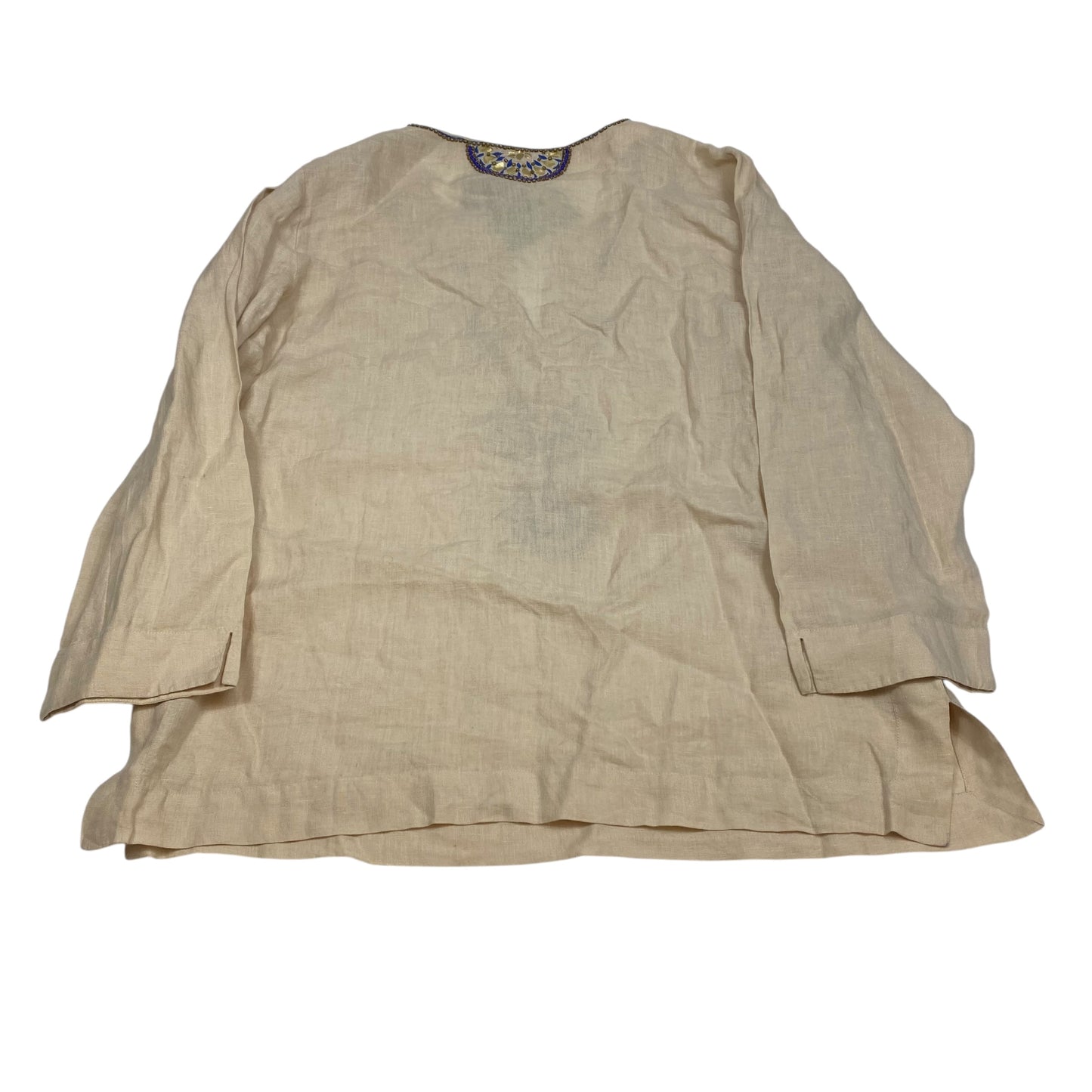 Top Ls Designer By Lilly Pulitzer In Tan, Size:Xl