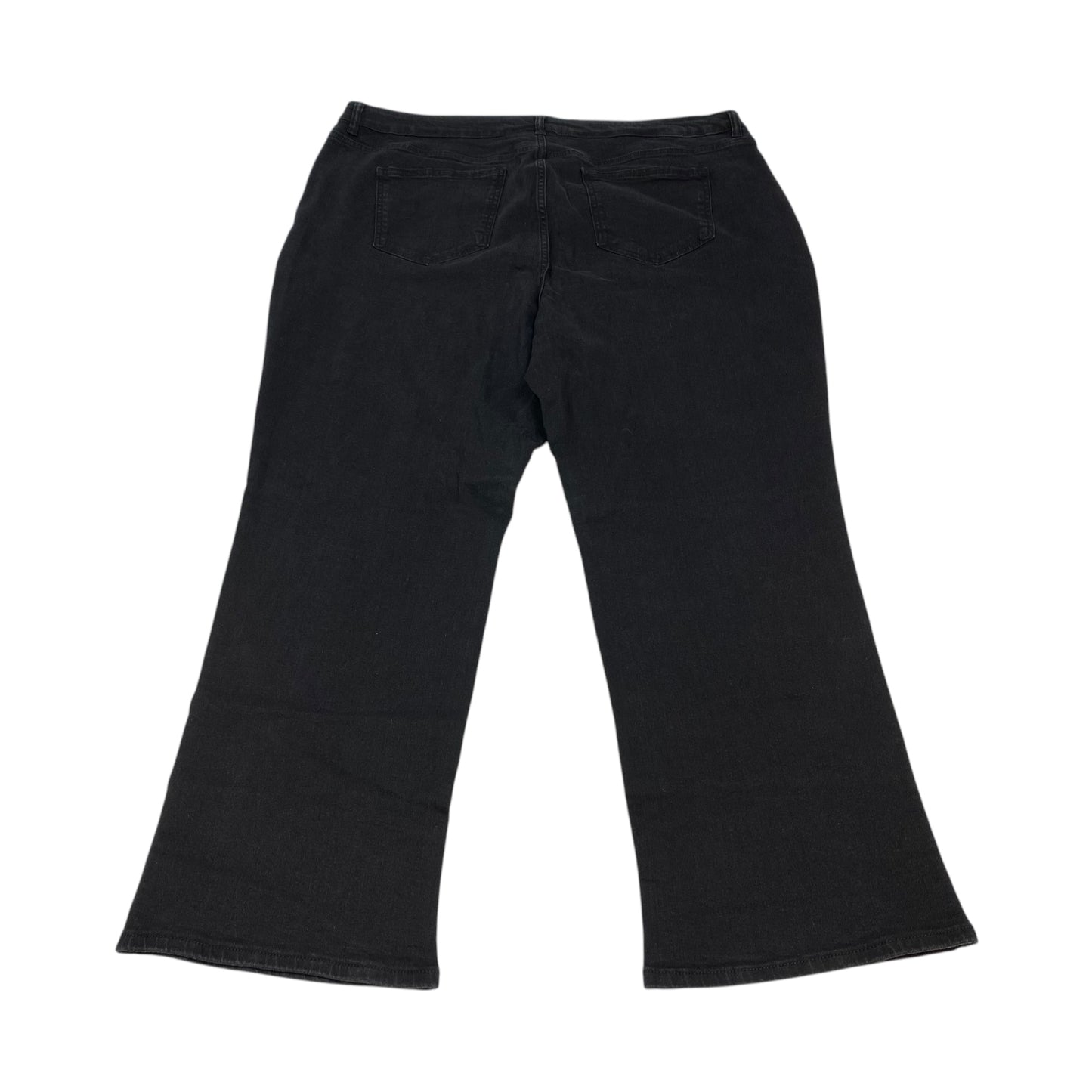 Jeans Boot Cut By Blair In Black Denim, Size: 20