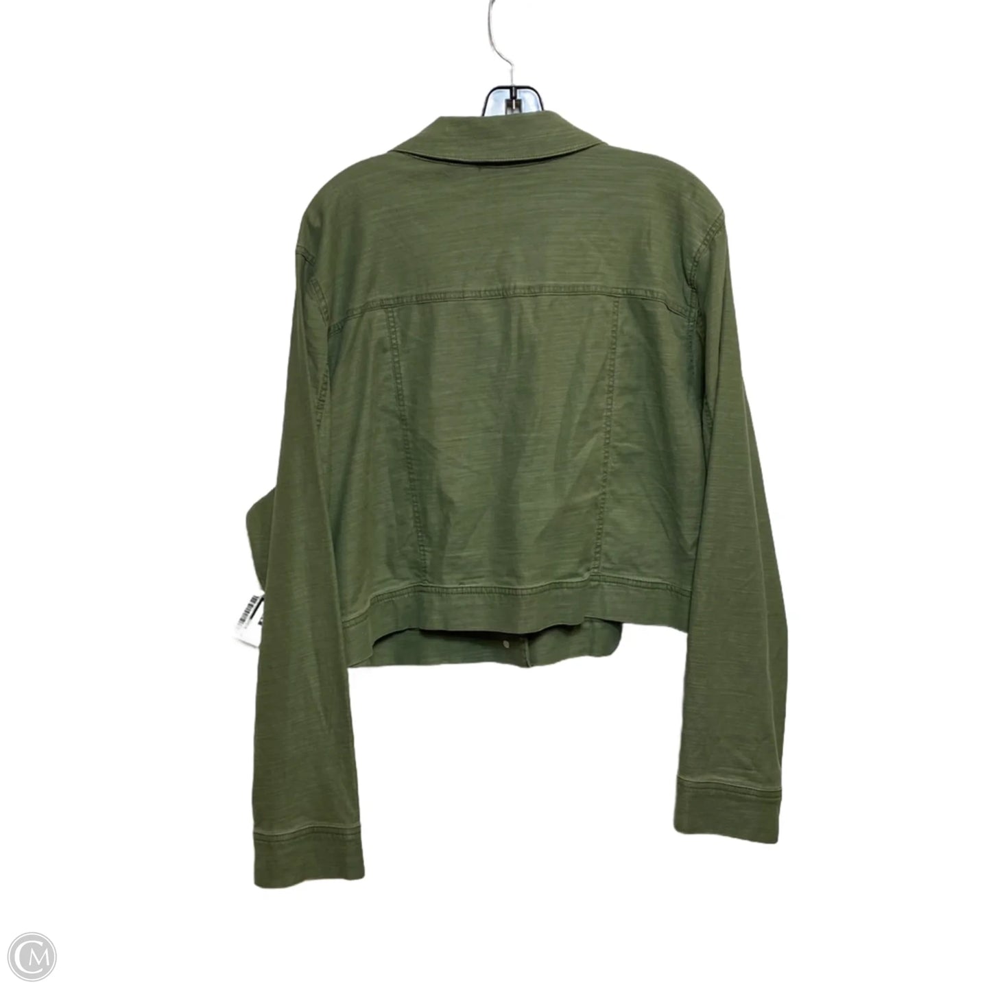 Jacket Shirt By Lane Bryant In Green, Size: 4x