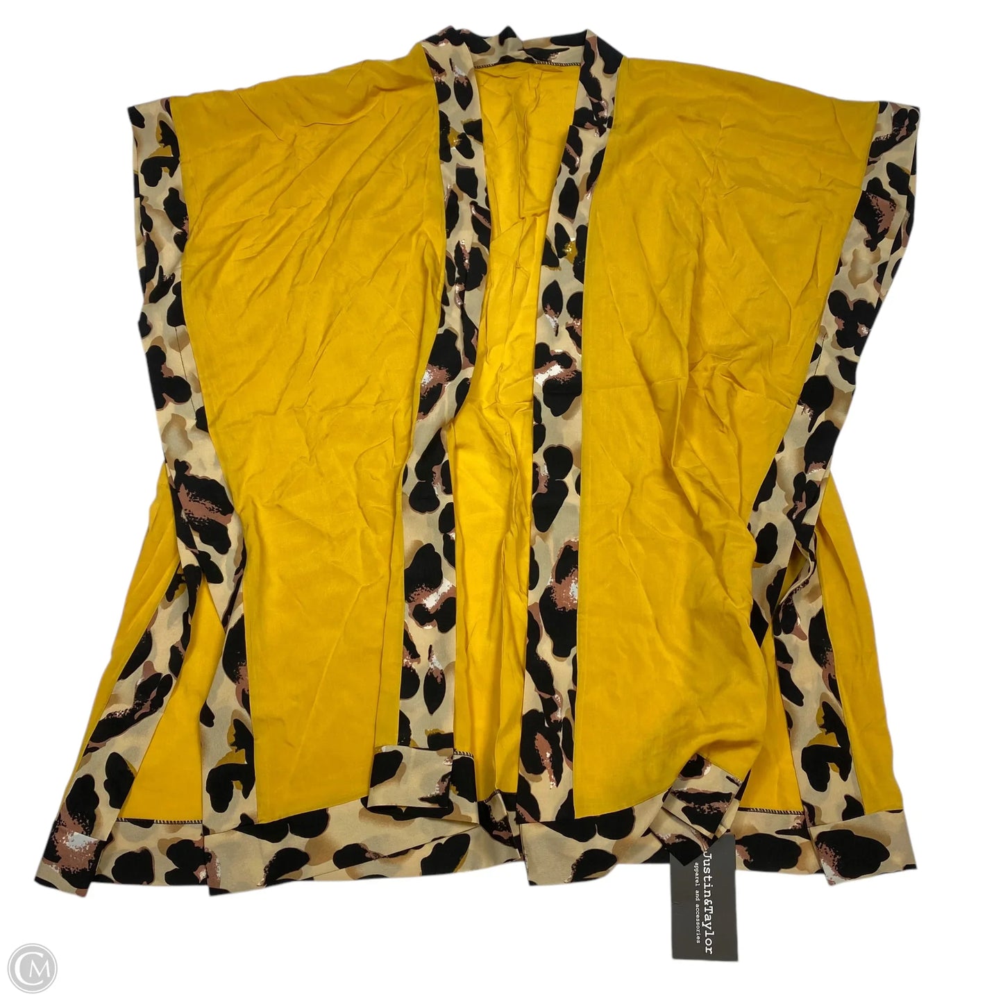 Kimono By Justin & Taylor In Yellow, Size: Osfm