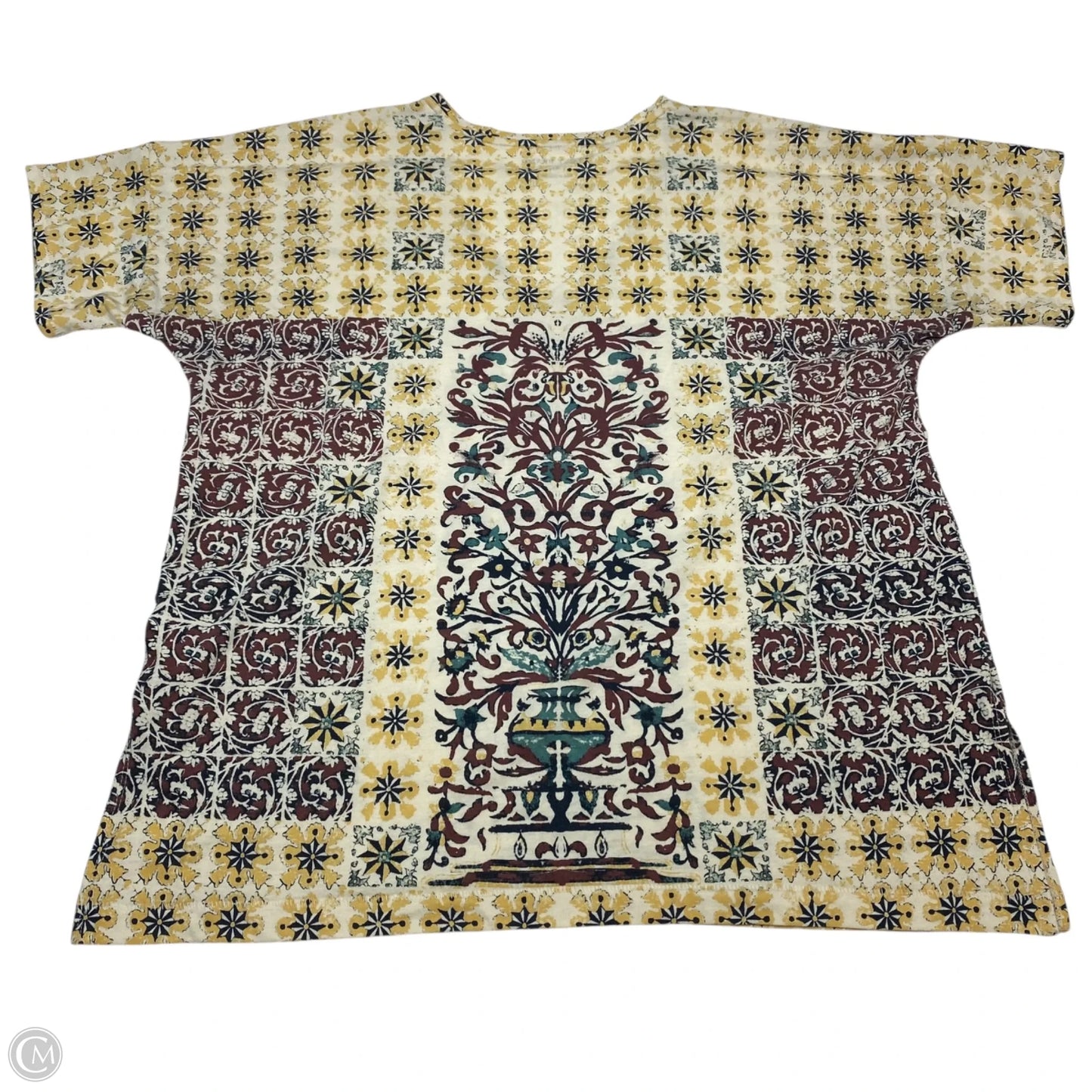 Top Short Sleeve Basic By Lucky Brand In Cream, Size: Xl