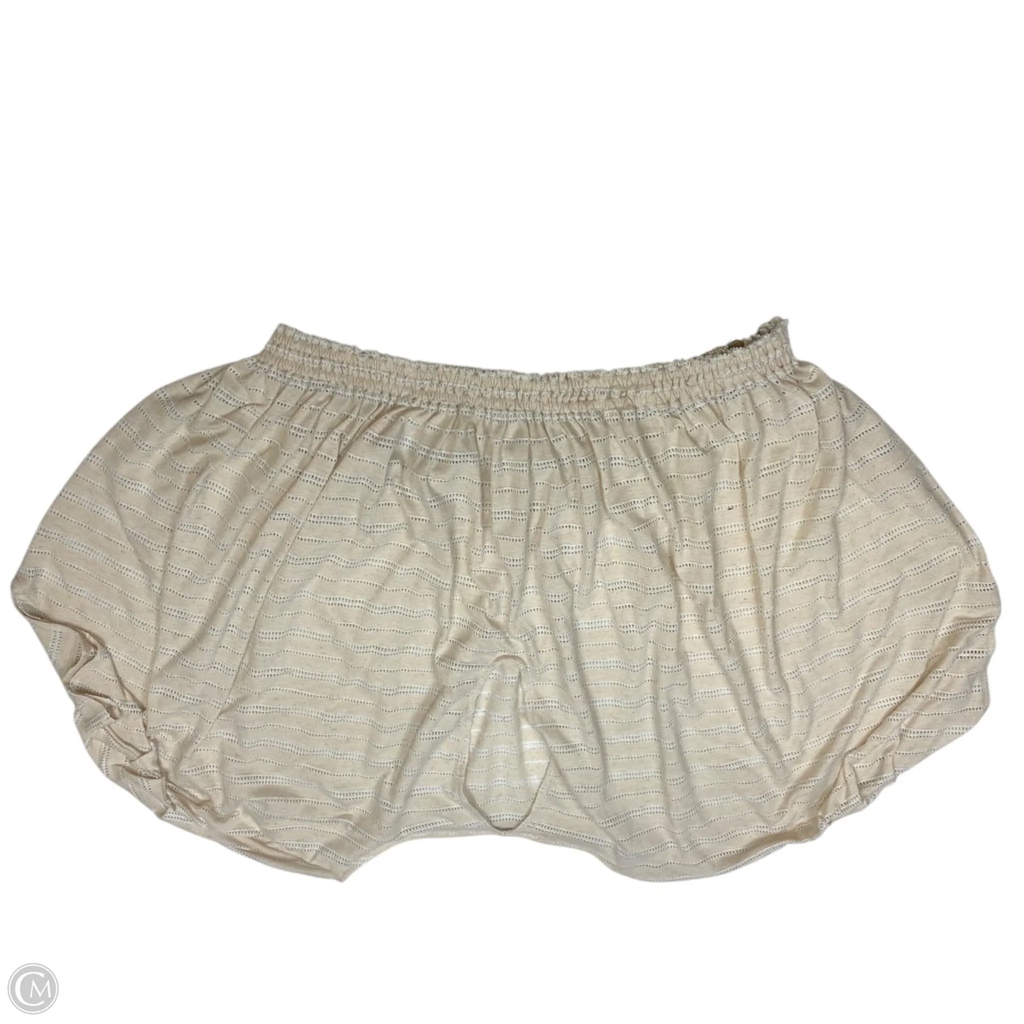 Top Short Sleeve By Free People In Tan, Size: Xs