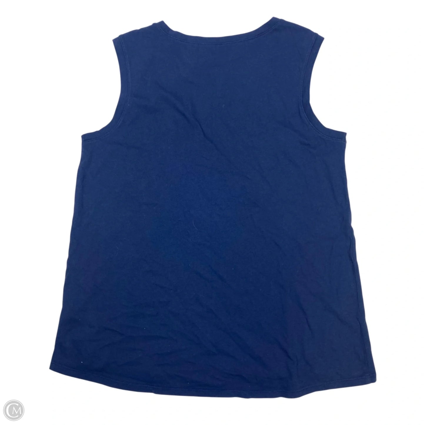 Top Sleeveless By Life Is Good In Blue, Size: S