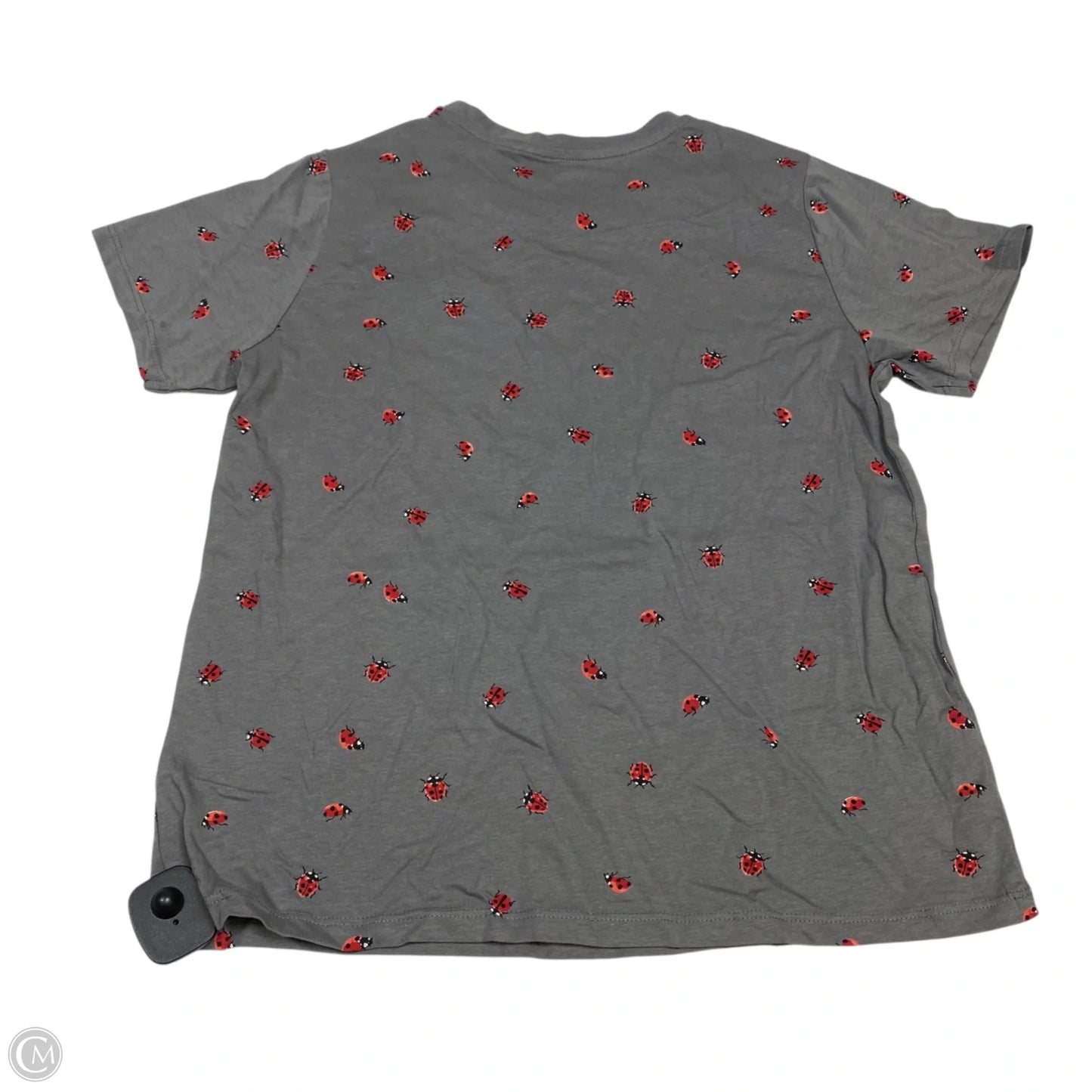 Top Short Sleeve Basic By Max In Grey, Size: M