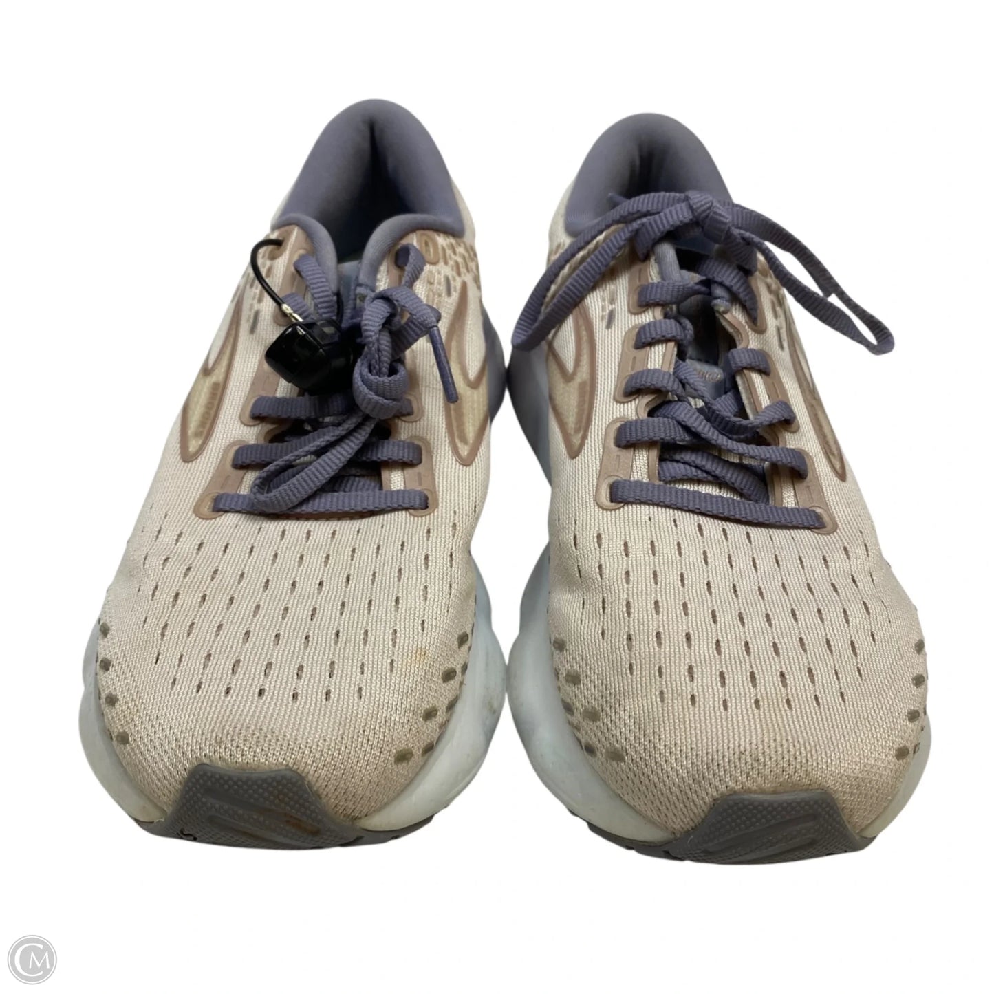 Shoes Athletic By Brooks In Cream & Purple, Size: 7