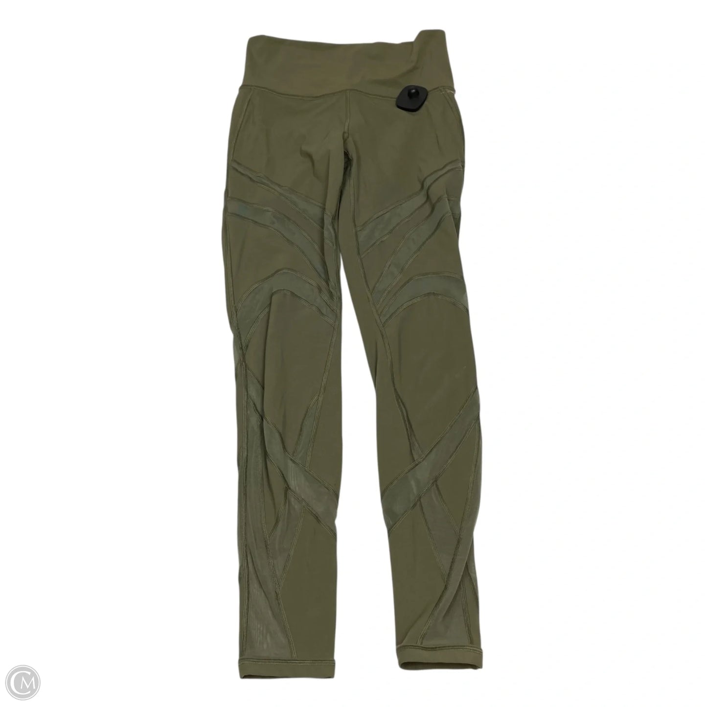 Athletic Leggings By Lululemon In Green, Size: M