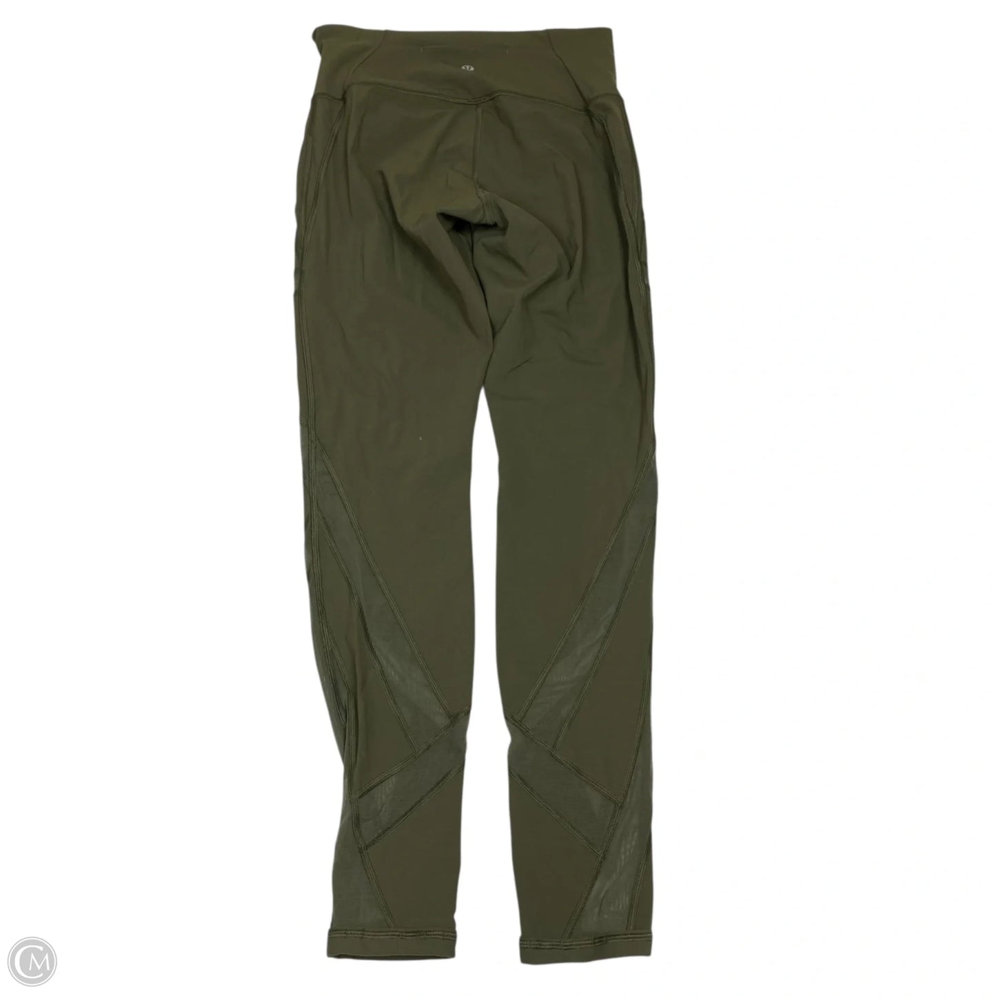 Athletic Leggings By Lululemon In Green, Size: M