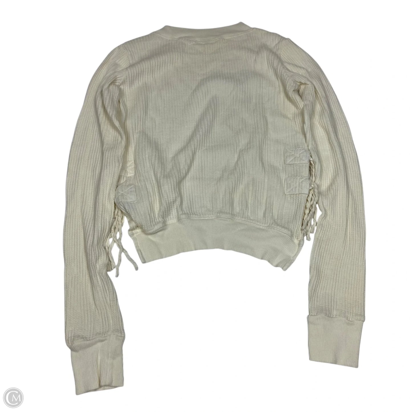 Top Long Sleeve By Free People In Cream, Size: Xs