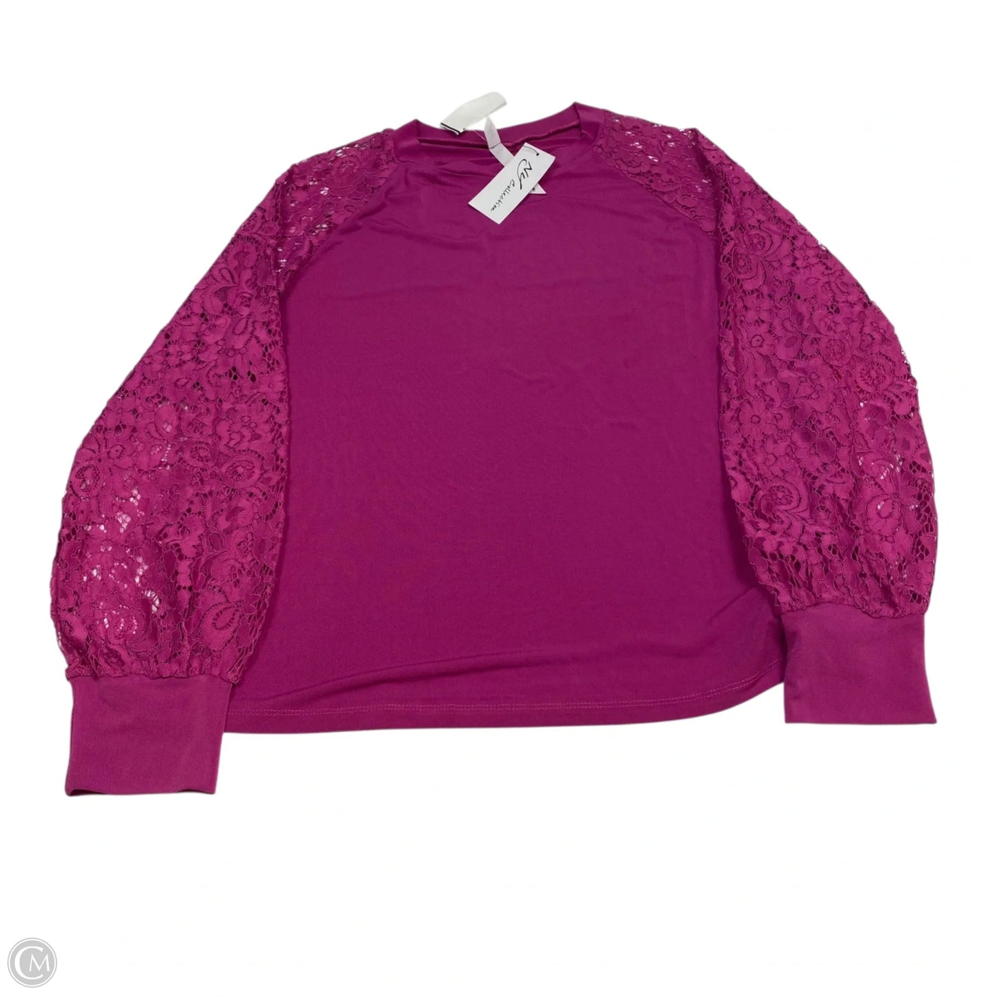 Top Long Sleeve By Ny Collection In Purple, Size: Xl