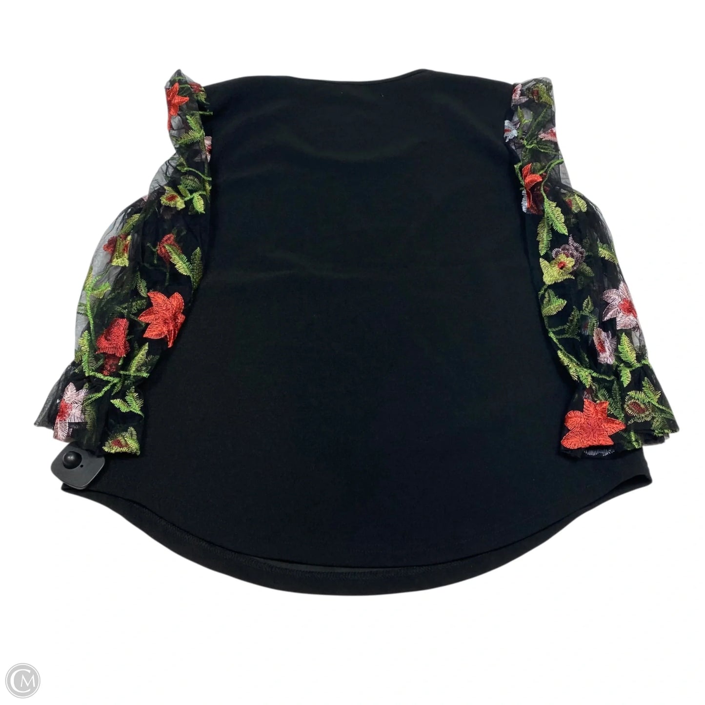 Top 3/4 Sleeve By Stem & Vine In Black, Size: Xl