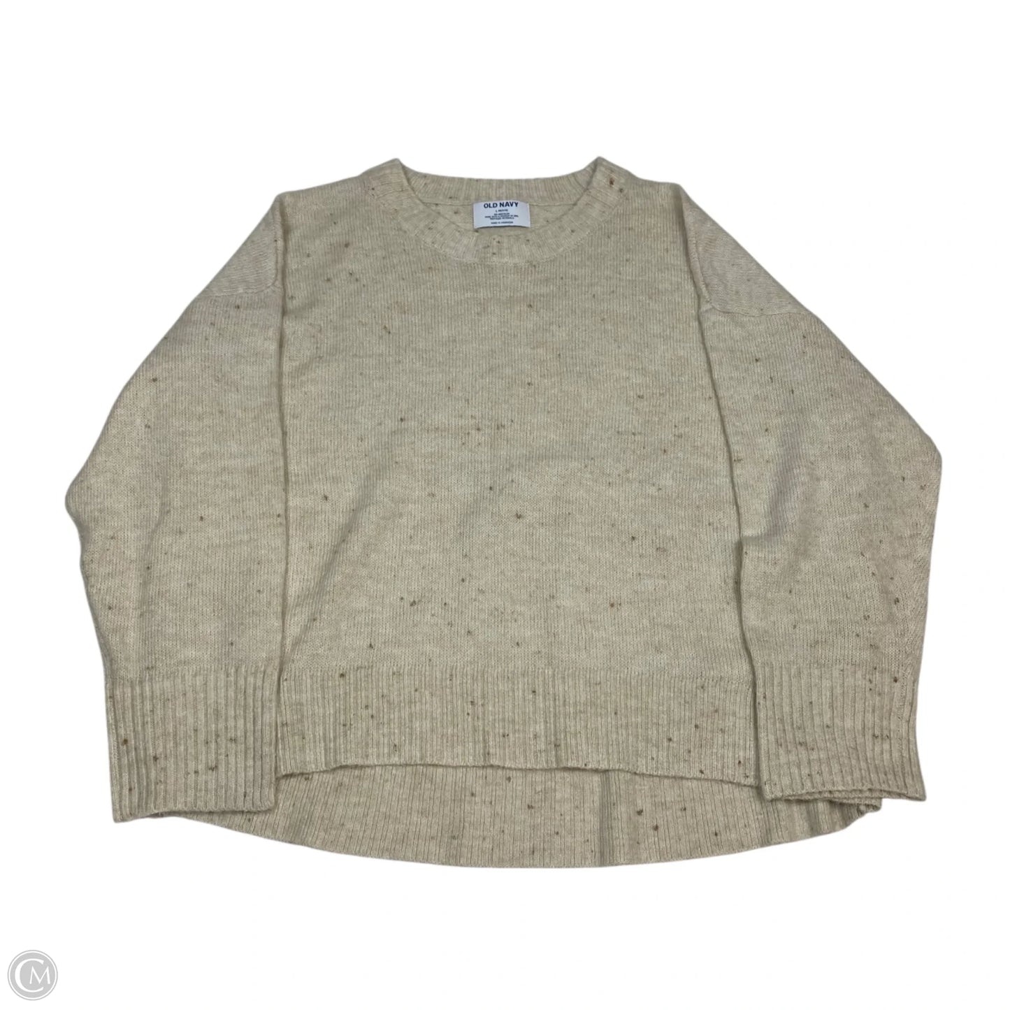 Sweater By Old Navy In Cream, Size: Lp