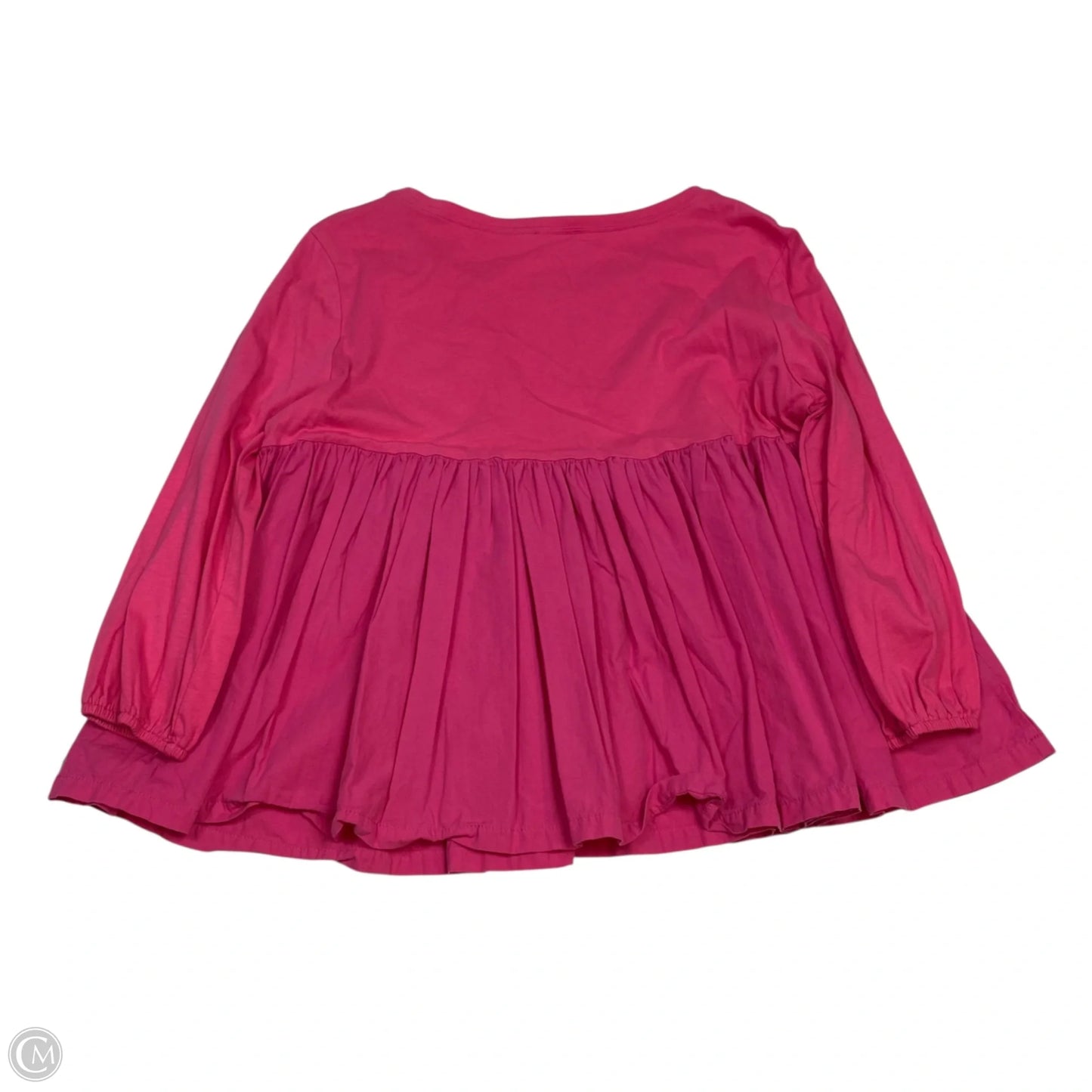 Top Long Sleeve By Day + Moon In Pink, Size: S