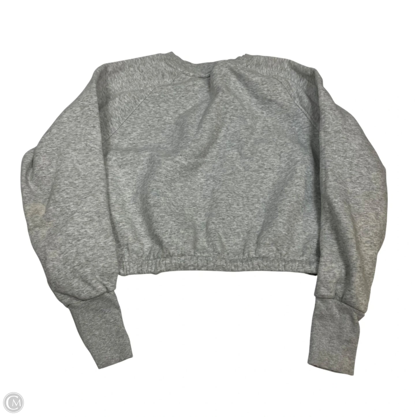 Sweatshirt Crewneck By H&m In Grey, Size: S