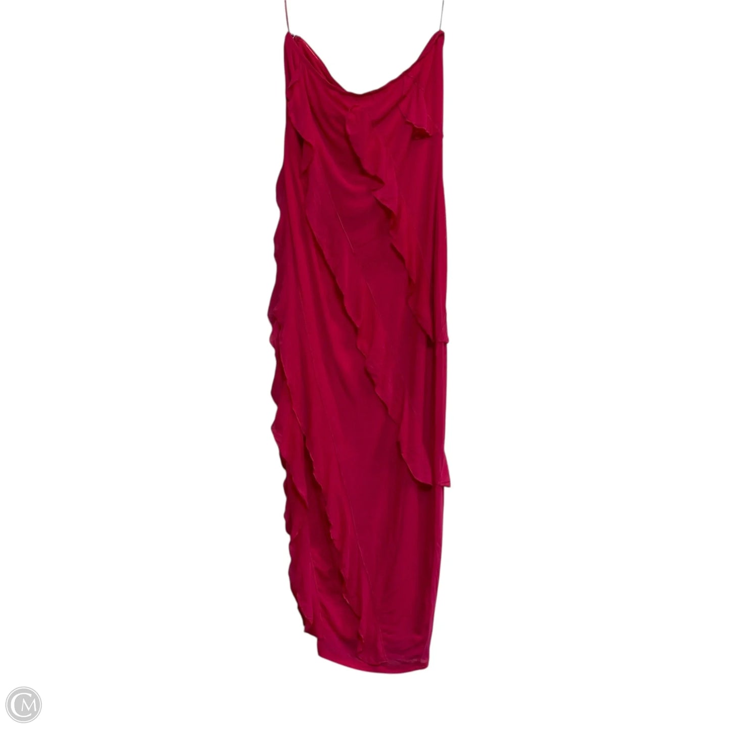 Dress Party Midi By Fashion Nova In Pink, Size: 2x