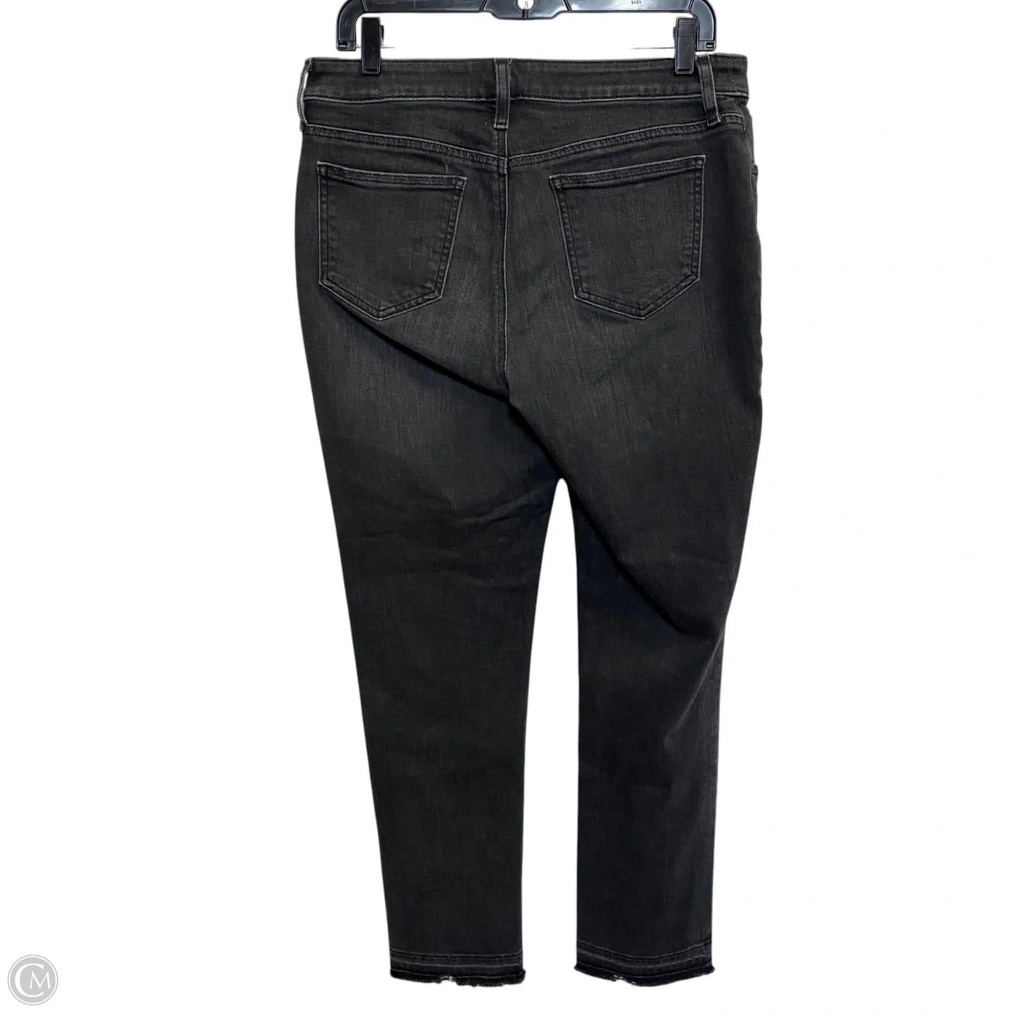 Jeans Skinny By Chicos In Black Denim, Size: 8