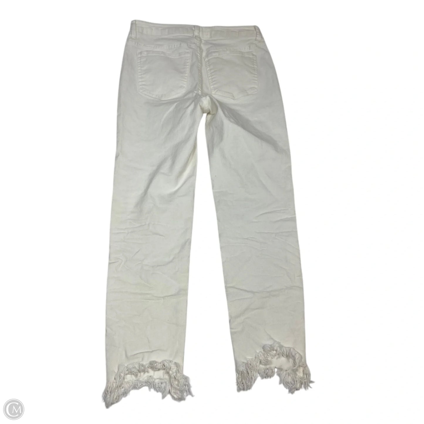 Jeans Skinny By Harper In Cream Denim, Size: 6
