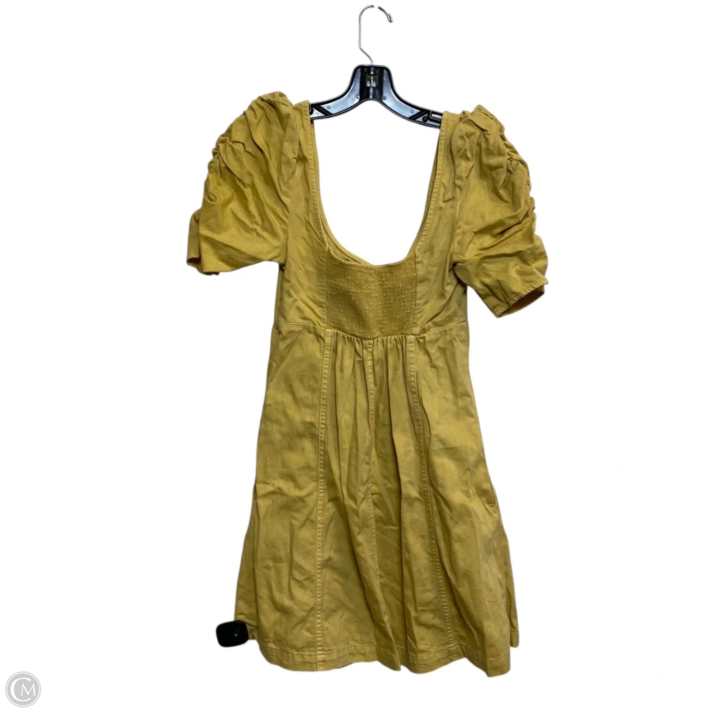 Dress Casual Short By Free People In Yellow, Size: Xs