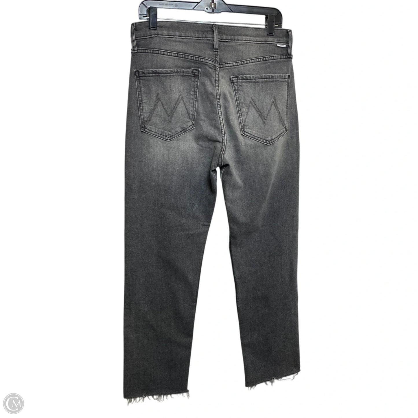 Jeans Designer By Mother In Grey Denim, Size: 10