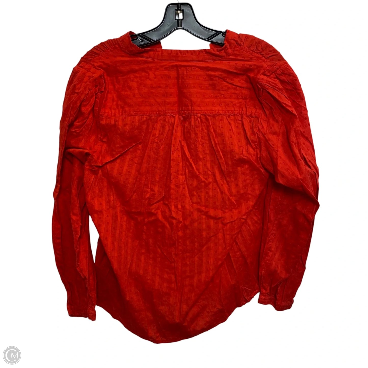 Top Long Sleeve By J. Crew In Red, Size: M