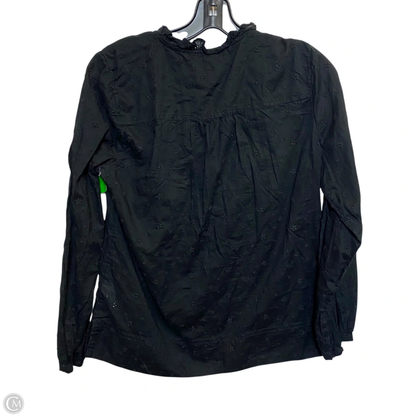 Top Long Sleeve By J. Crew In Black, Size: S