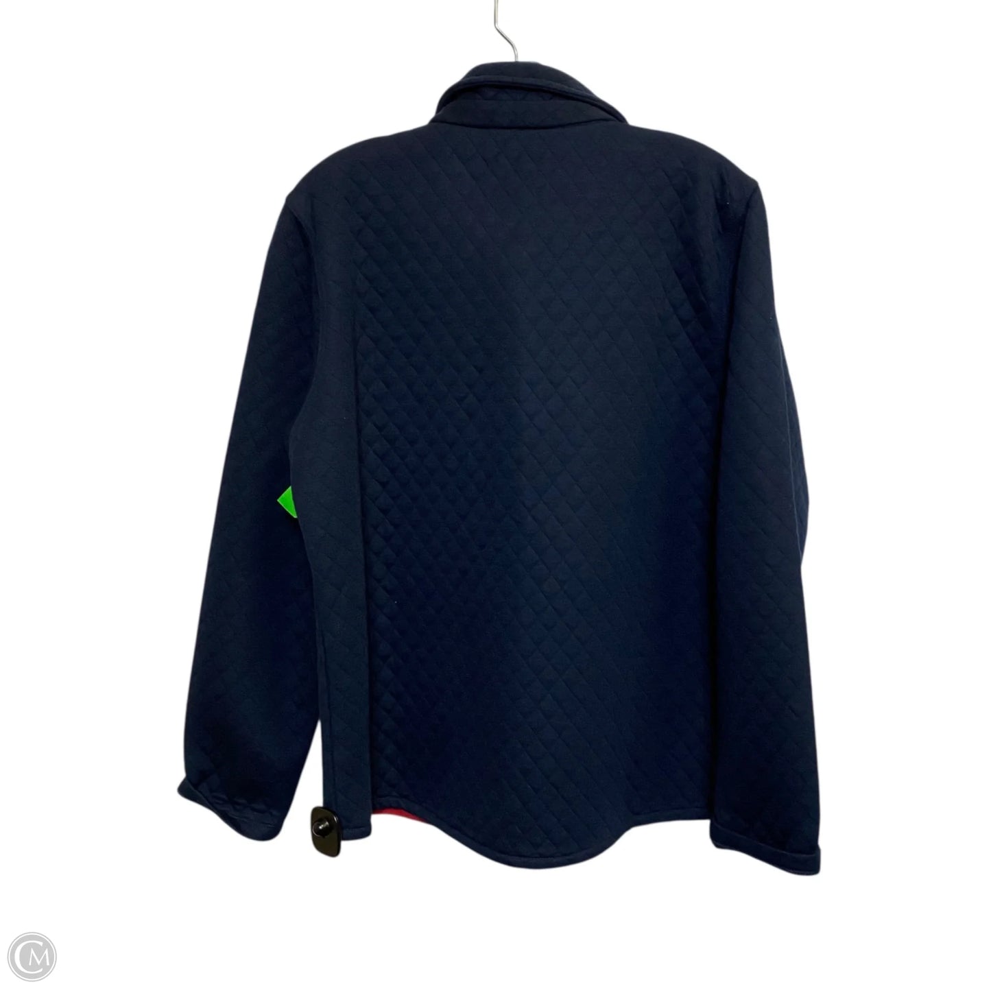 Jacket Shirt By Tommy Hilfiger In Navy, Size: L