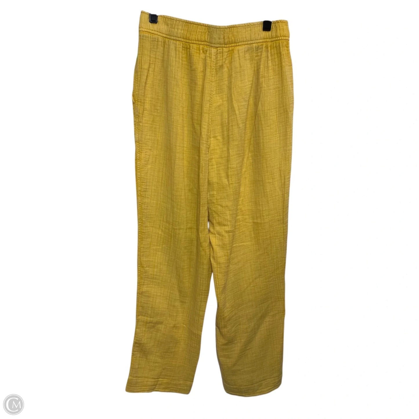 Pants Wide Leg By Wonderly In Yellow, Size: S
