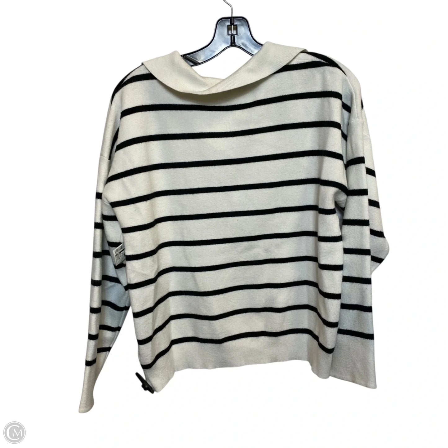Sweater By Fashion In Black & White, Size: M