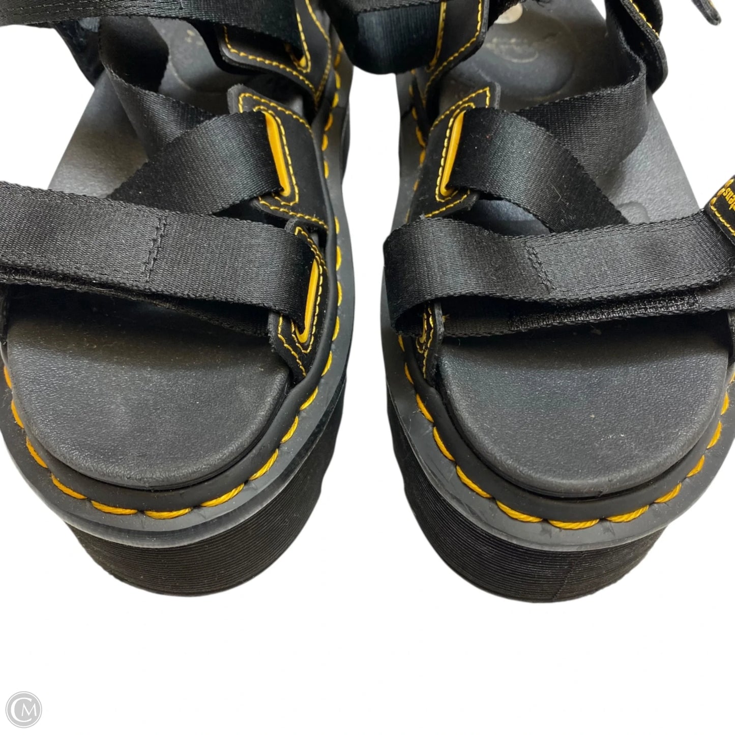 Sandals Designer By Dr Martens In Black, Size: 7