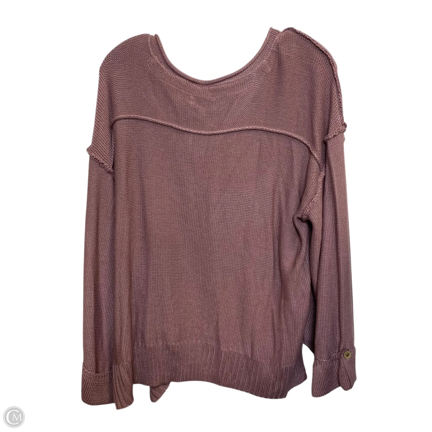 Sweater By Wonderly In Purple, Size: L