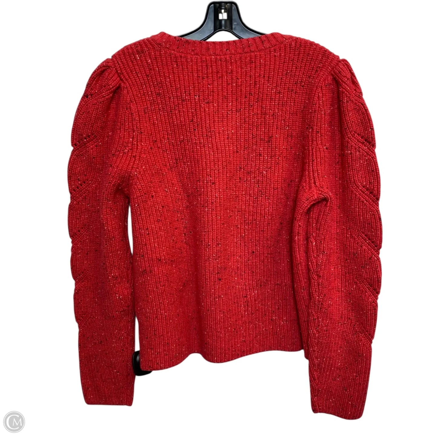 Sweater Cardigan By Talbots In Red, Size: L