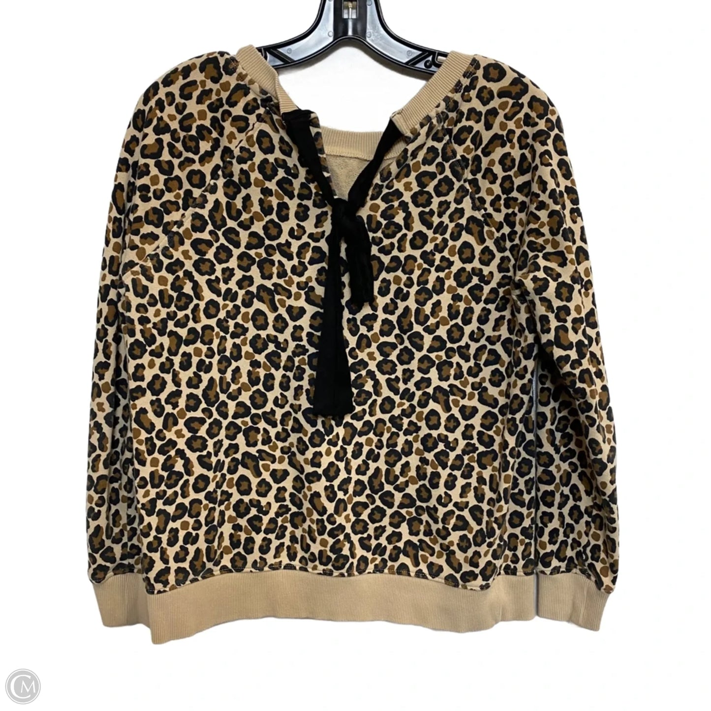 Sweatshirt Crewneck By Crown And Ivy In Animal Print, Size: M