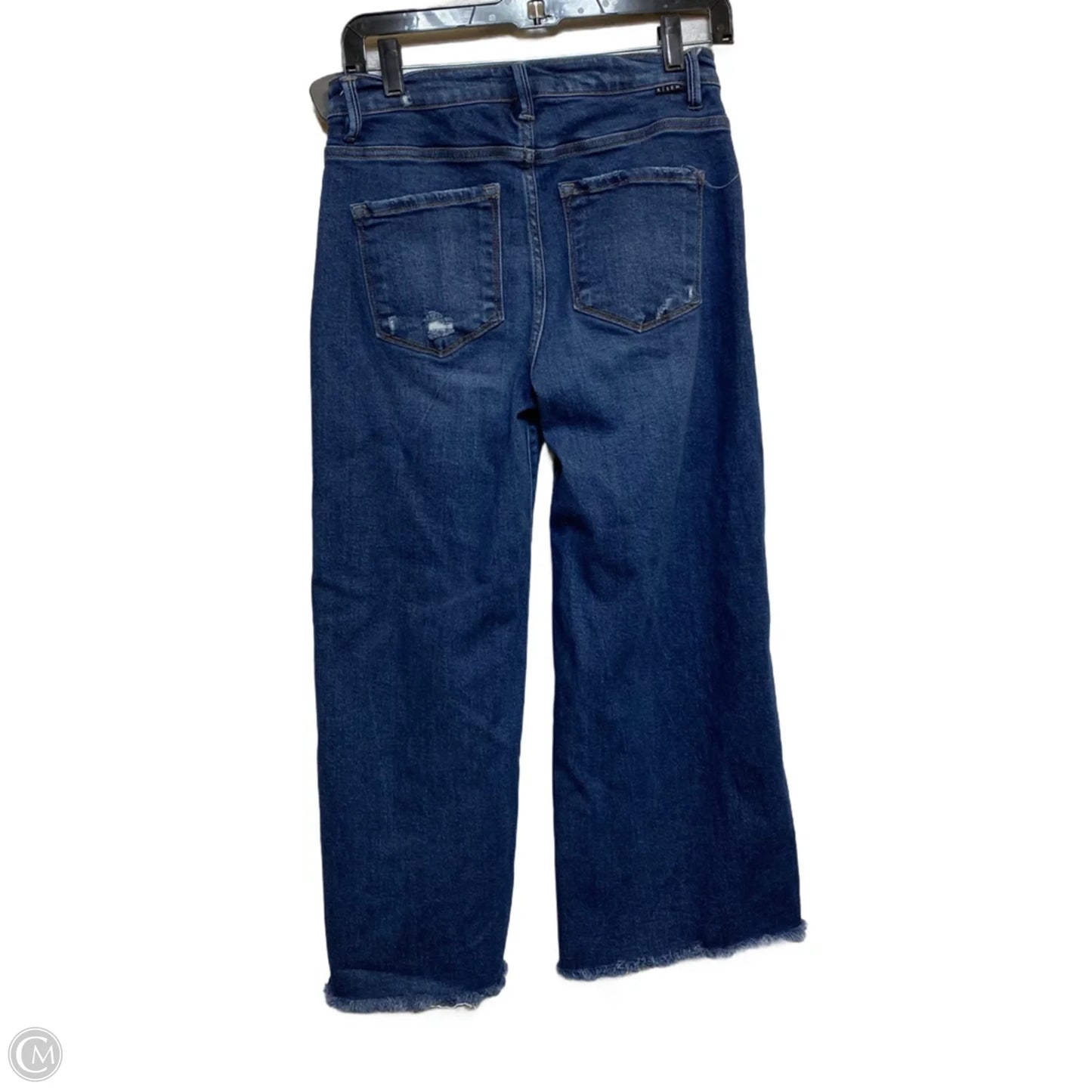 Jeans Wide Leg By Risen In Blue Denim, Size: 4