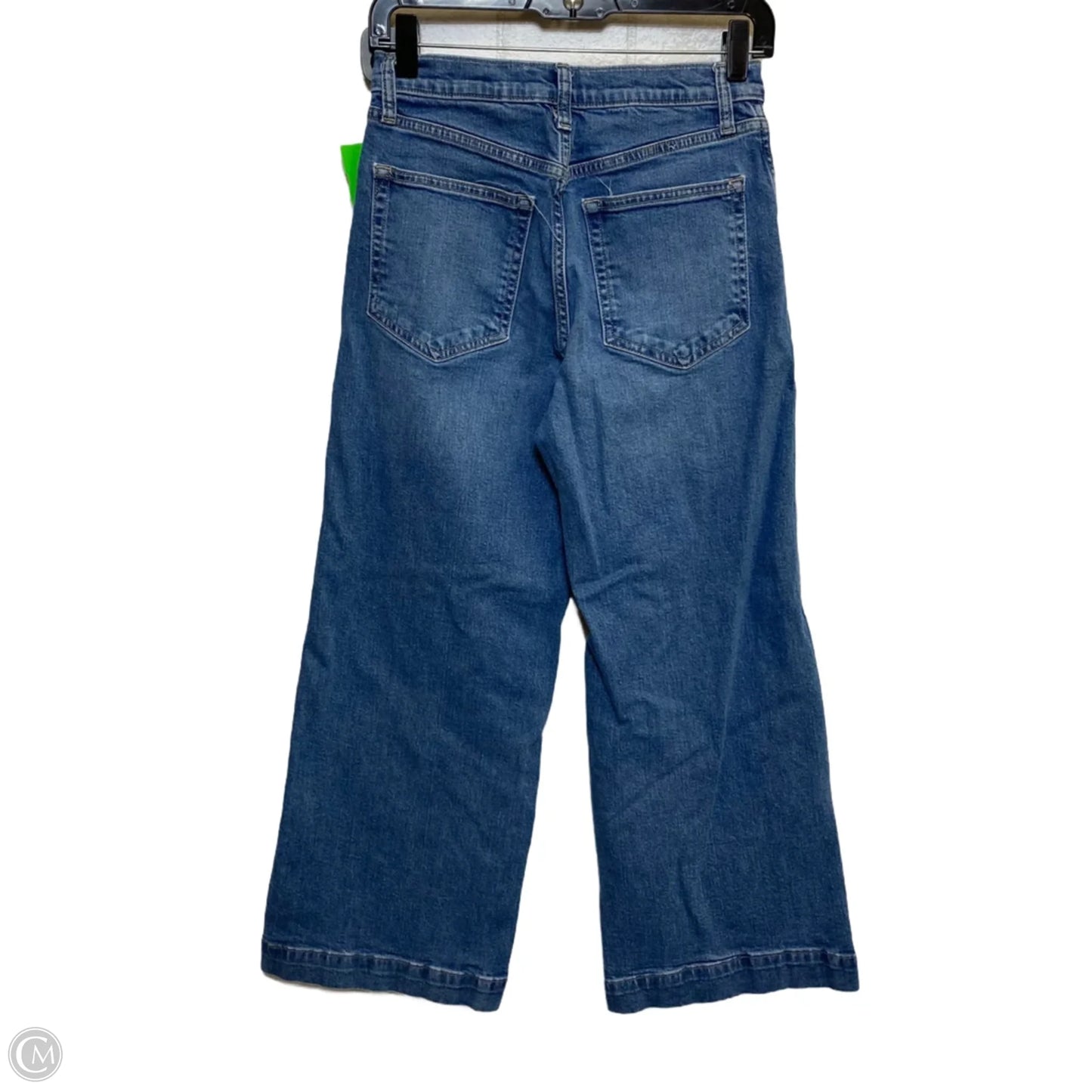 Jeans Wide Leg By Gap In Blue Denim, Size: 4